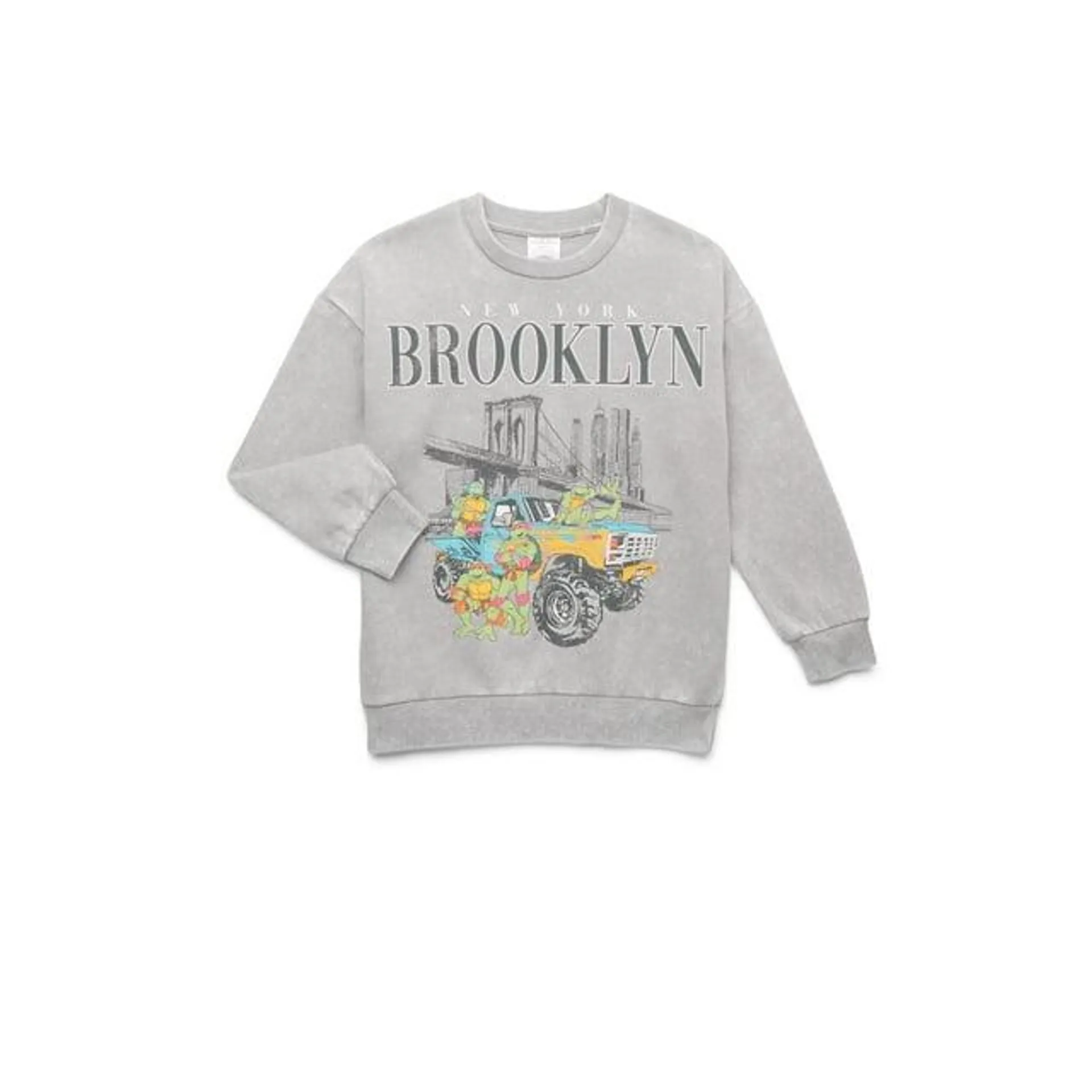 Teenage Mutant Ninja Turtles Little Boys and Big Boys Graphic Sweatshirt, Sizes 4-18