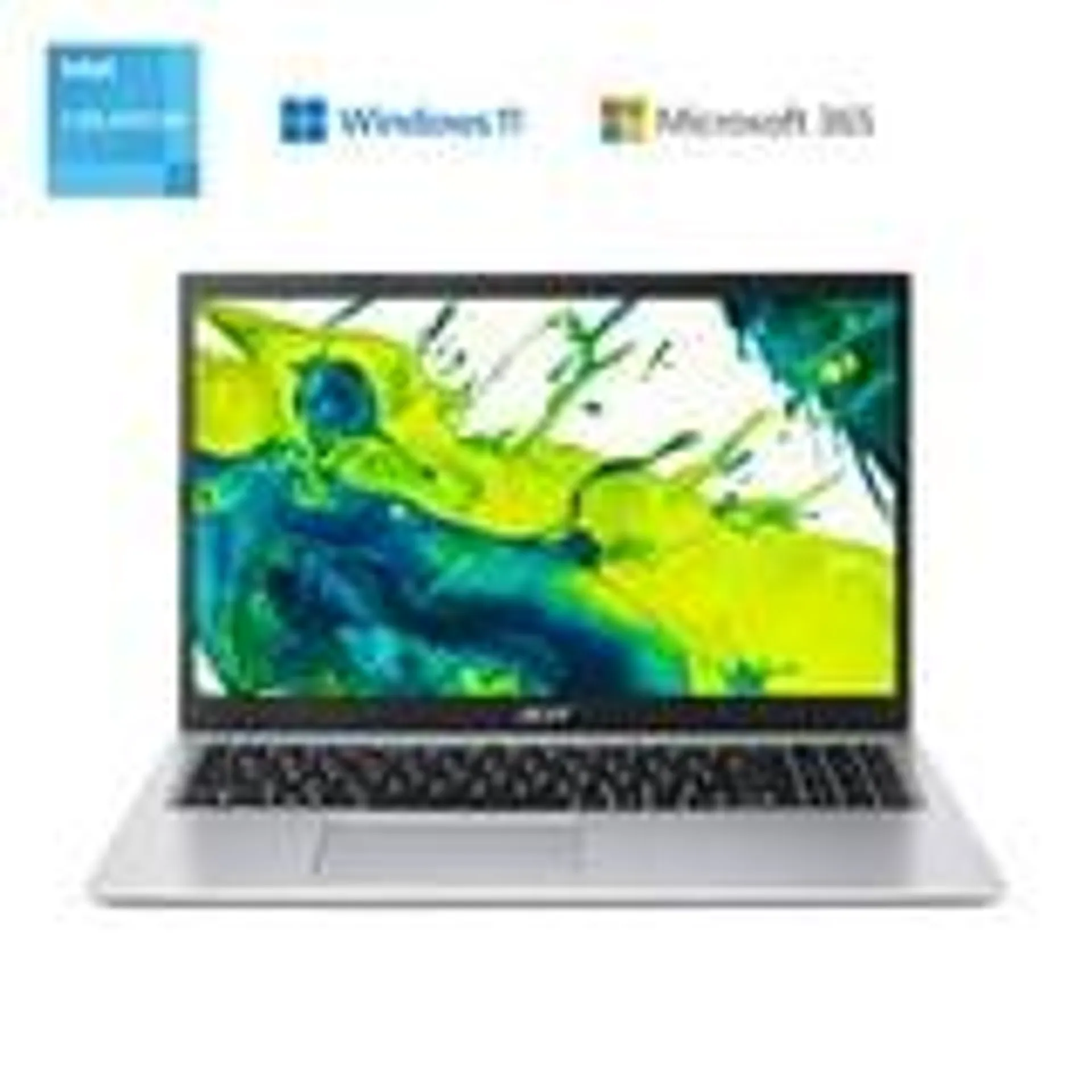 Ordinateur portable Acer Aspire 1 A115-32-C4QM 15,6 po Intel N4500, 4 Go de RAM, 128 Go eMMC 4Go, 128Go, graphiques UHD