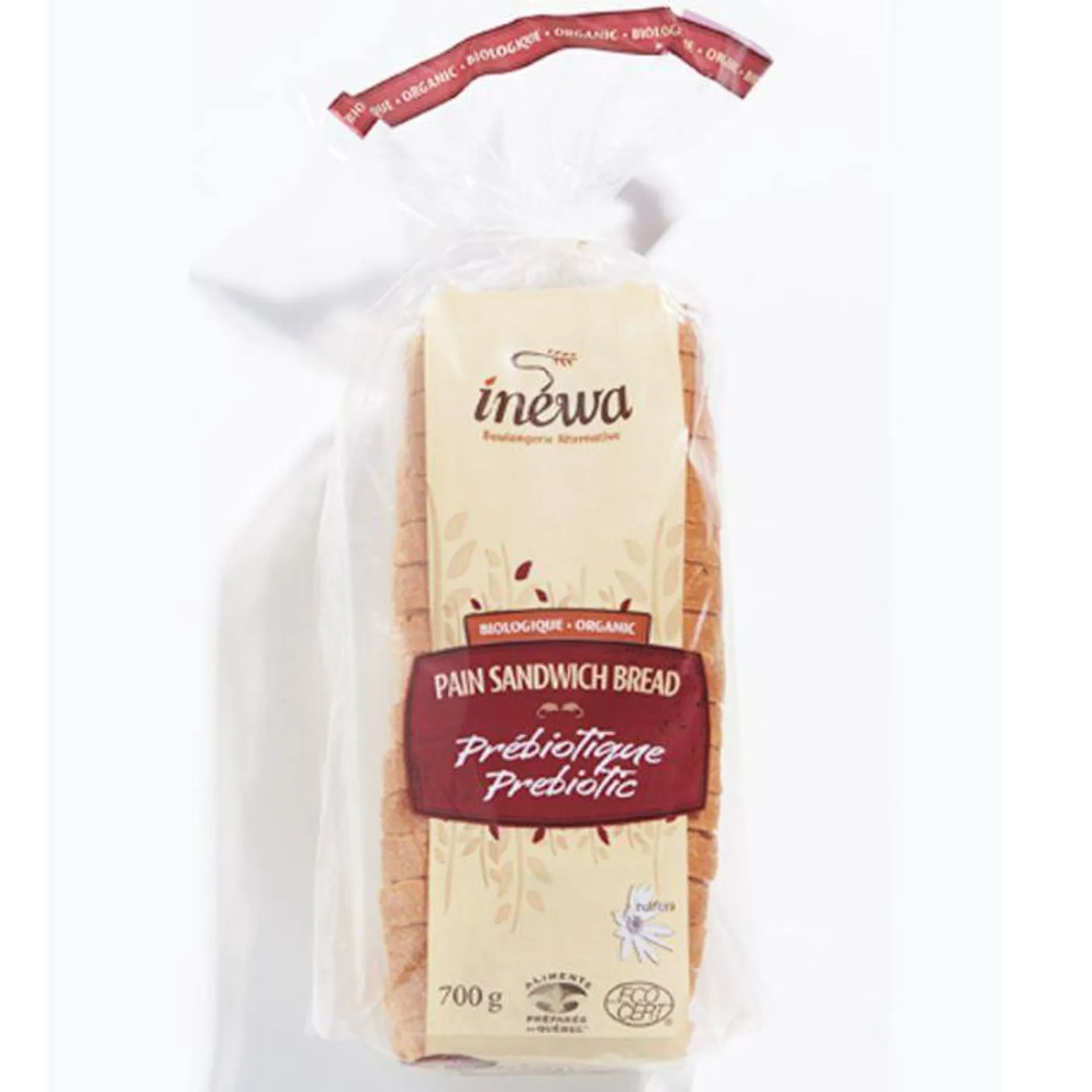 Pain sandwich prébiotique biologique | 630 g