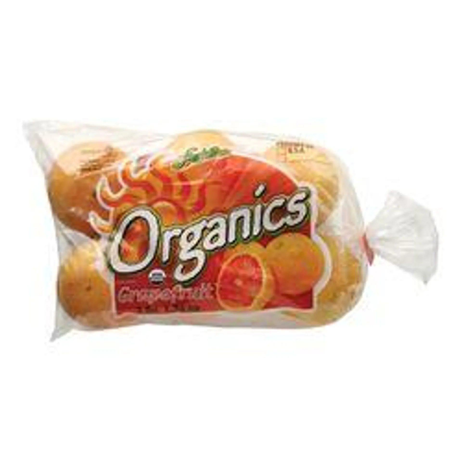 Bag of Organic Pink Grapefruits