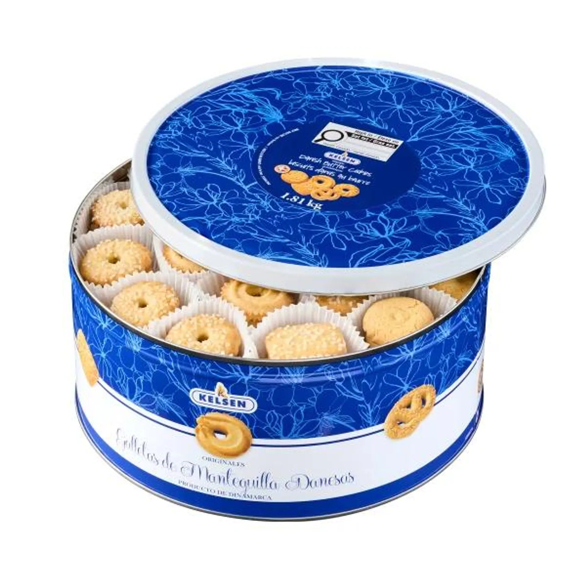 Kelsen Danish Butter Cookies, 1.81 kg