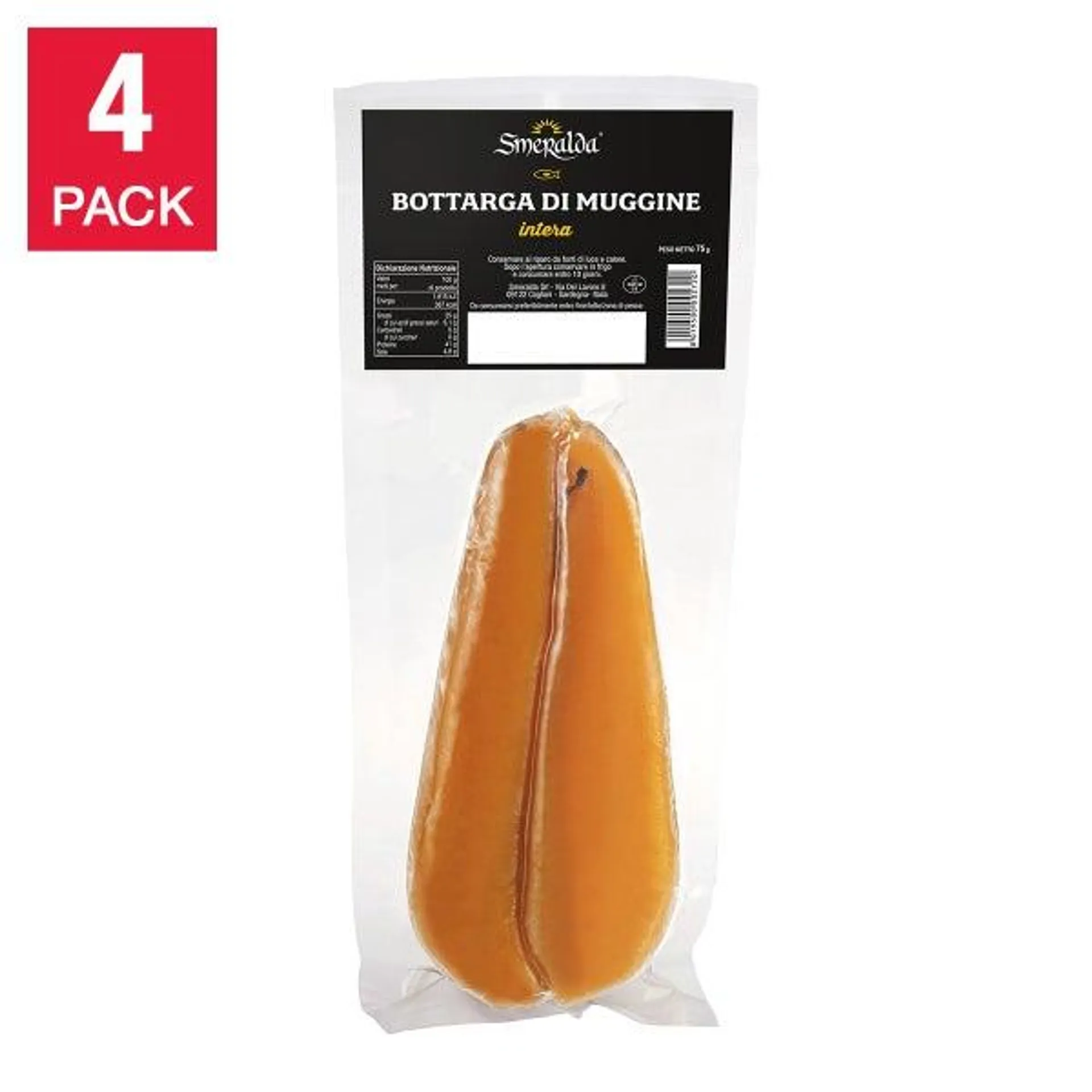 Smeralda Mullet Bottarga Whole 100 g (3.5 oz) x 4 pack