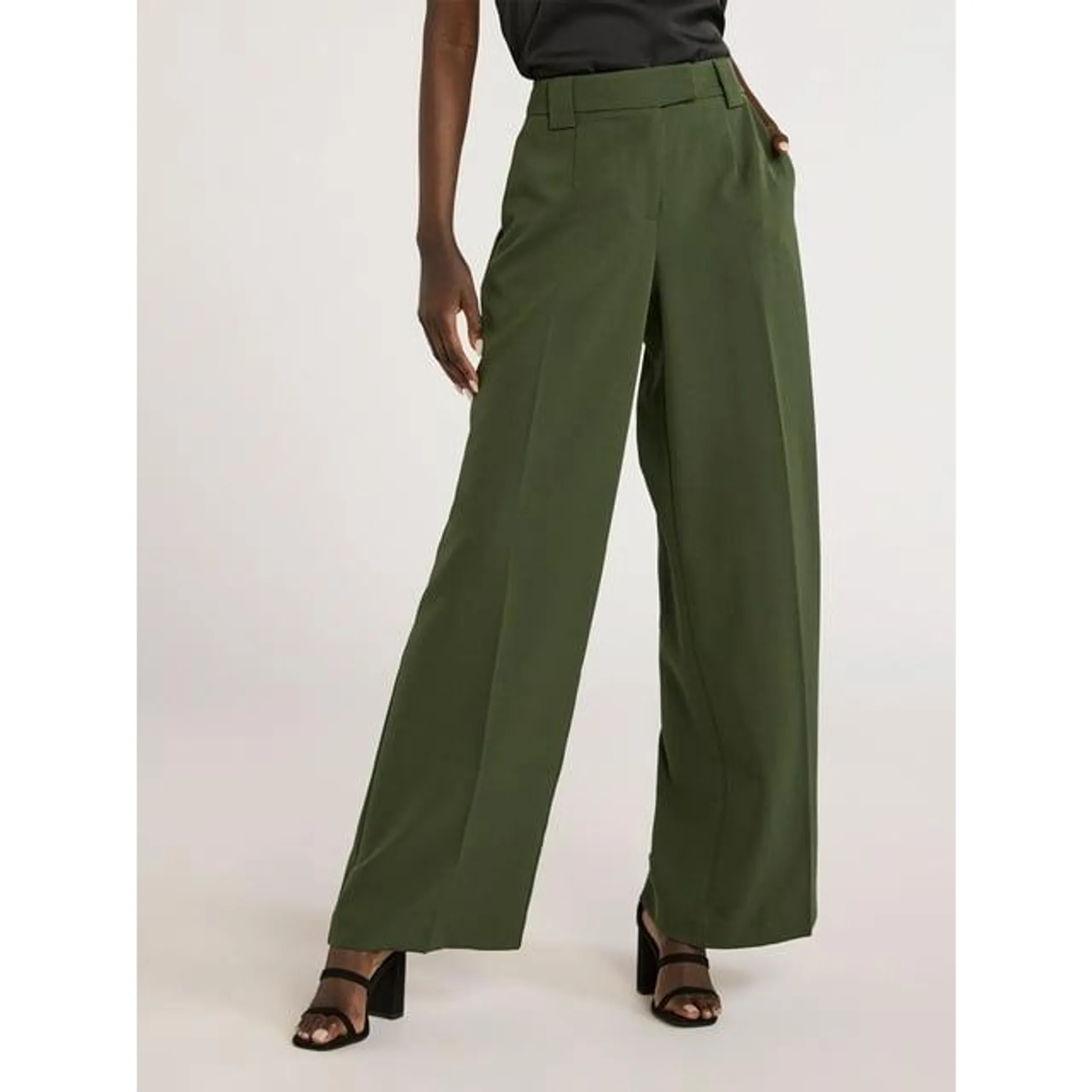 Scoop Women’s Ultimate Crepe Wide Leg Trousers, 32.5" Inseam, Sizes 0-20