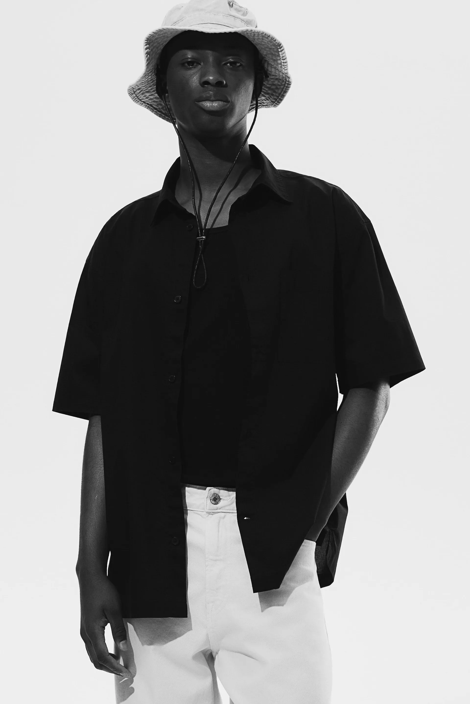 Chemise Coupe décontractée à manches courtes