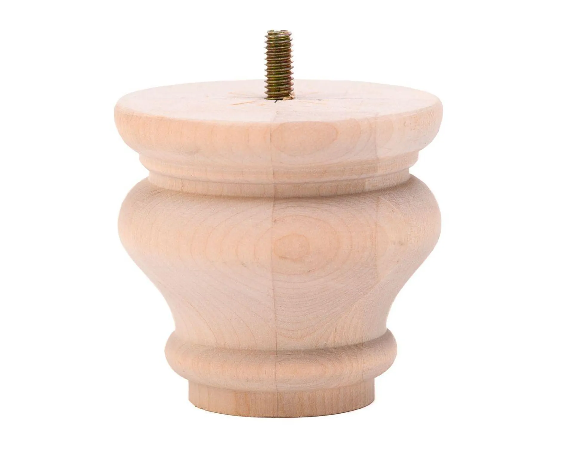 PIED DE CANAPÉ ROND MERISIER 3 1/4''X3''