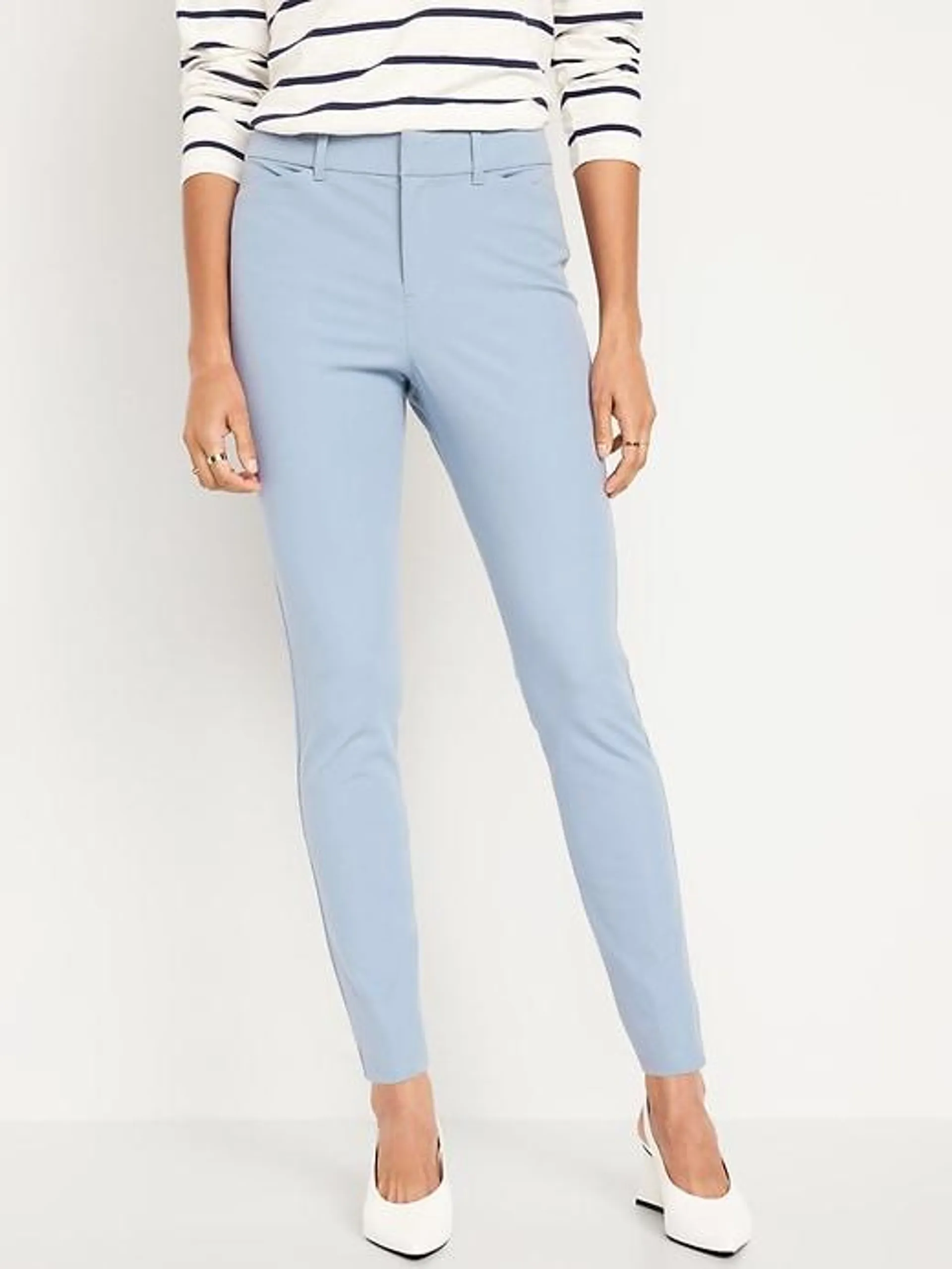 High-Waisted Pixie Skinny Ankle Pants