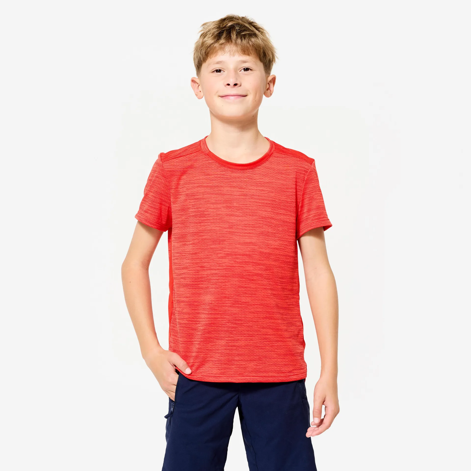 T-shirt synthétique enfant – S 500 rouge