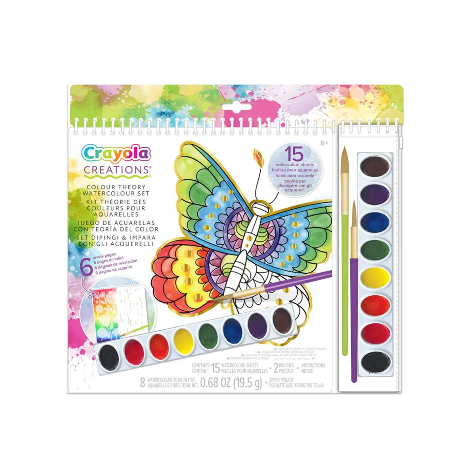 Crayola - Ensemble d'aquarelles Creations Colour Theory