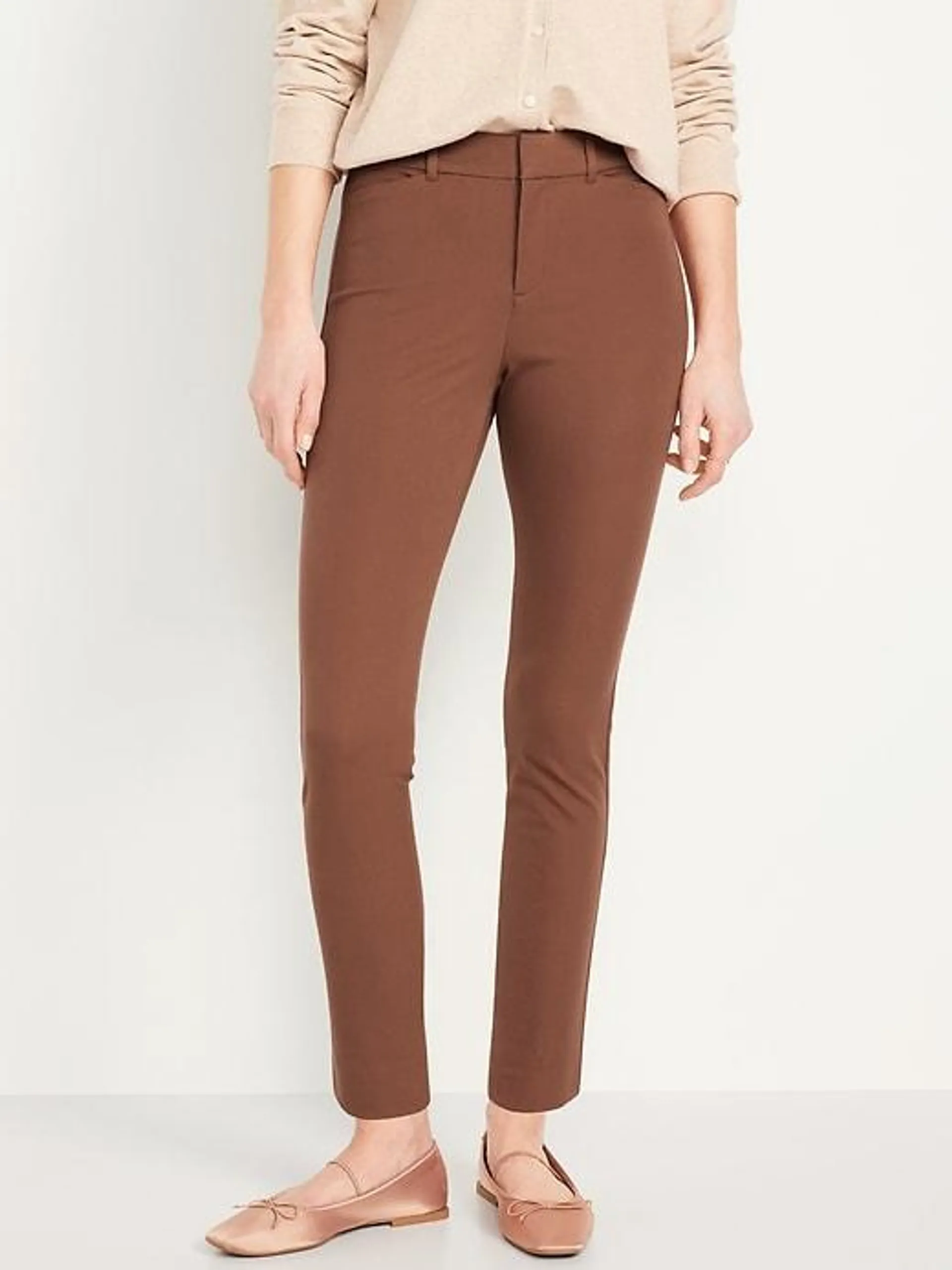 High-Waisted Pixie Skinny Ankle Pants