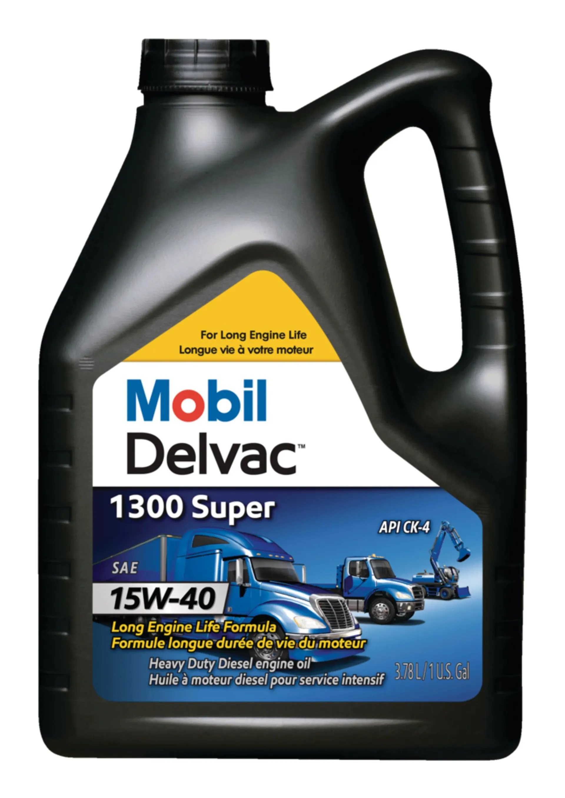 Huile à moteur diesel classique Mobil Delvac 1300 Super, CK-4 15W40, 3,78 L