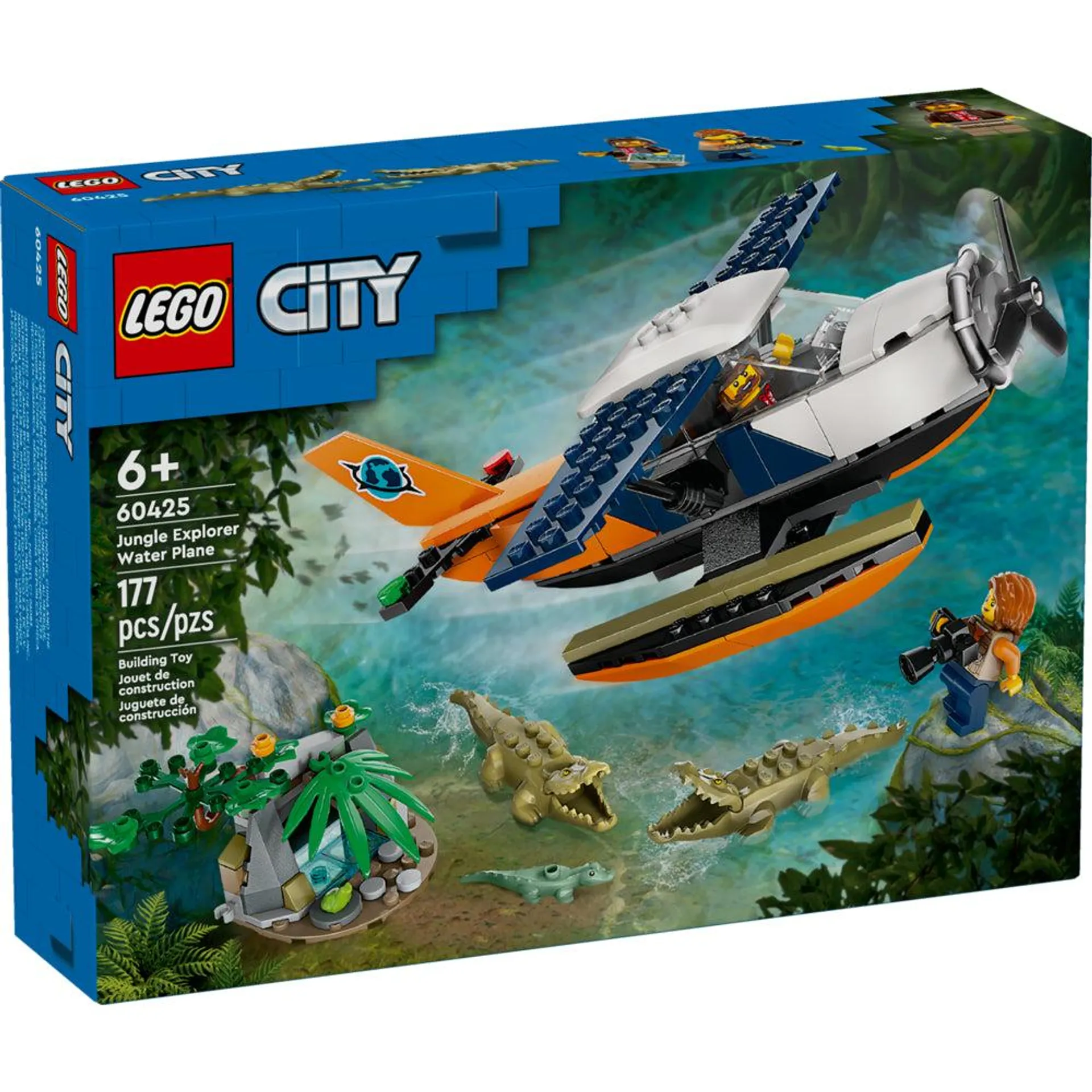 LEGO - Avion aquatique City Jungle Explorer - 177 pièces