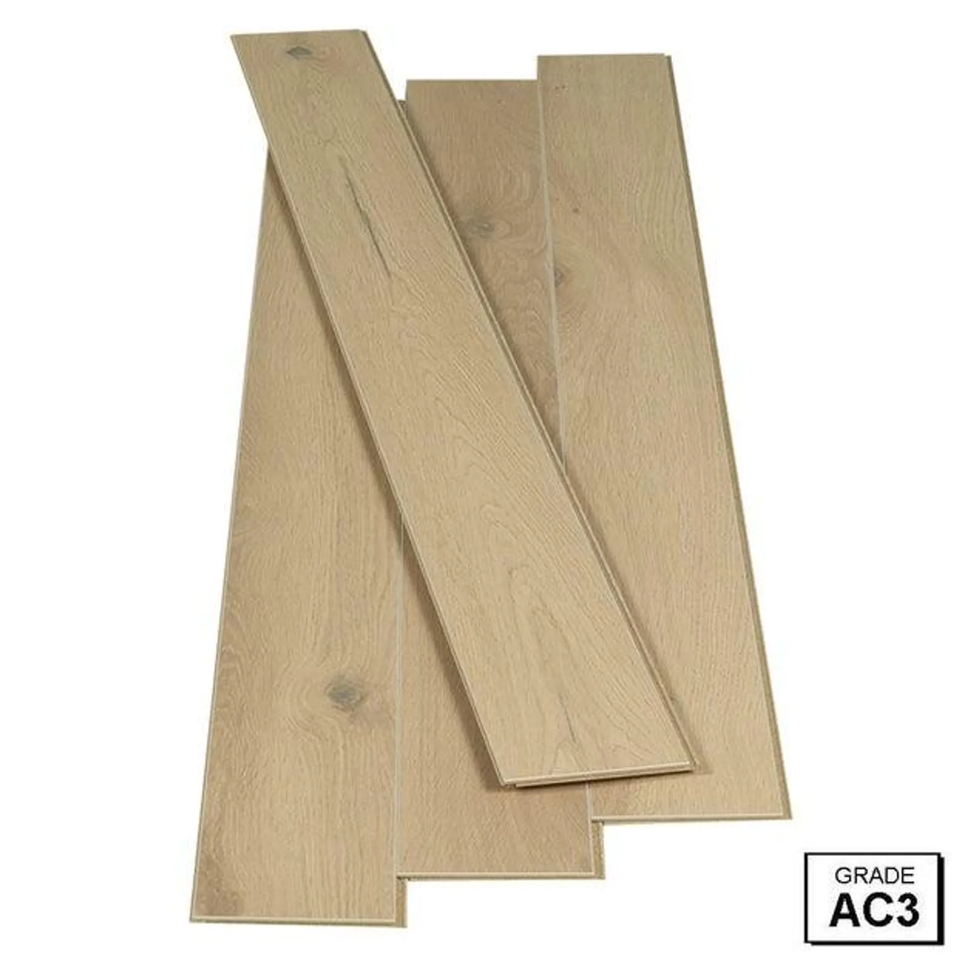 Plancher stratifié 12 mm Chêne coquille