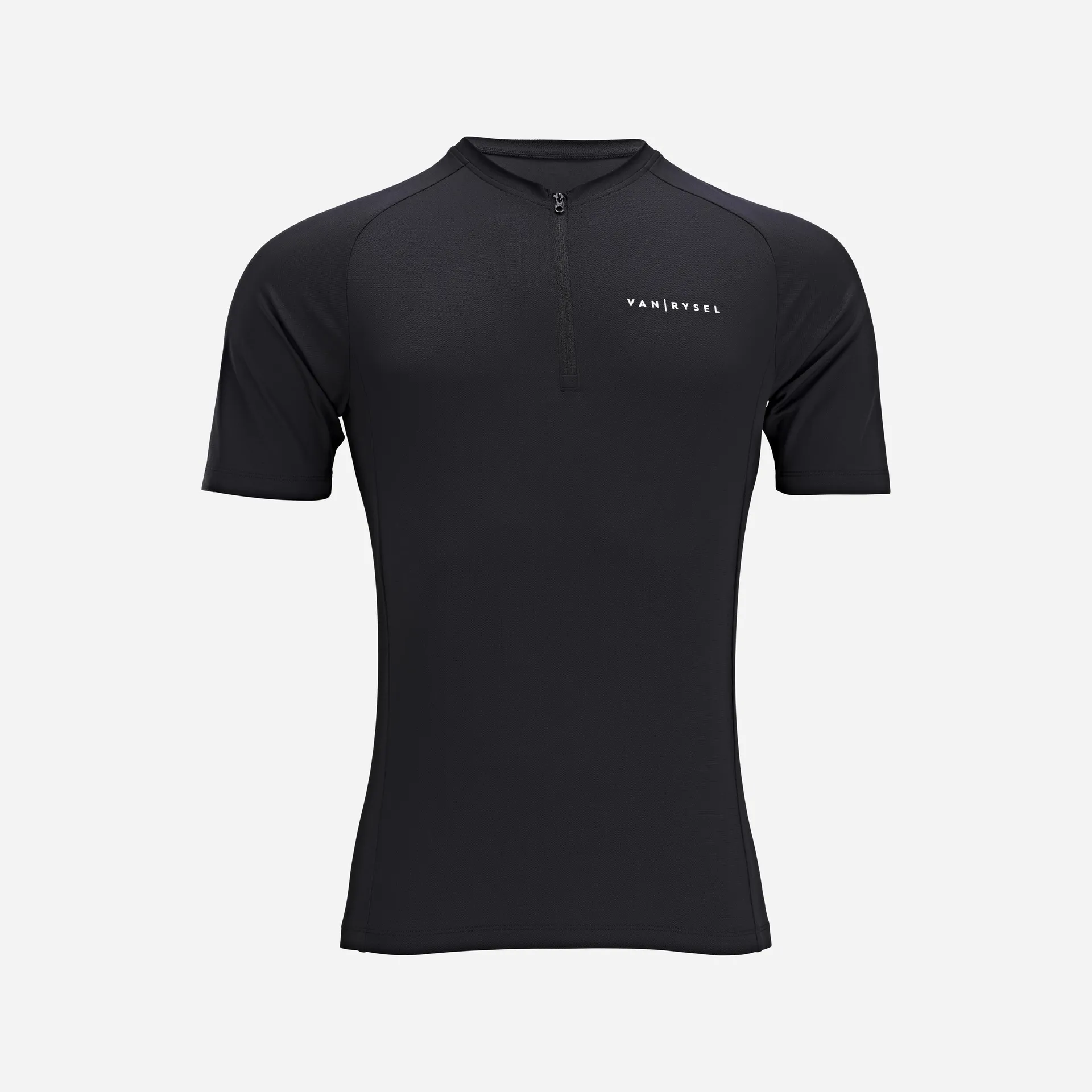 Maillot de vélo de route à manches courtes homme - Essentiel noir