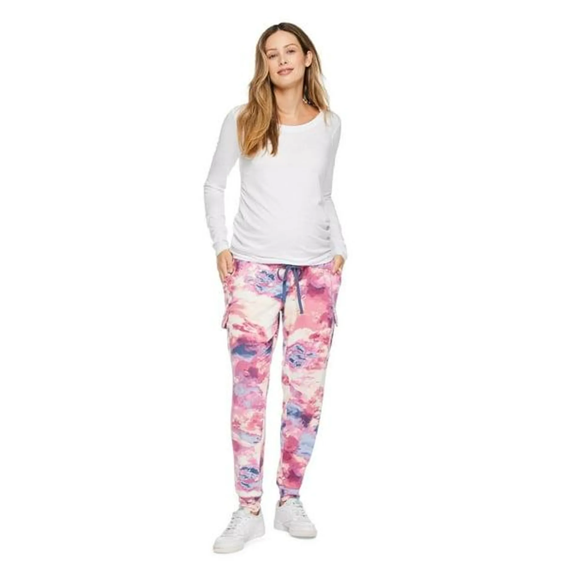 Pantalon cargo ajusté Paisley Sky maternité Tailles P-TTG