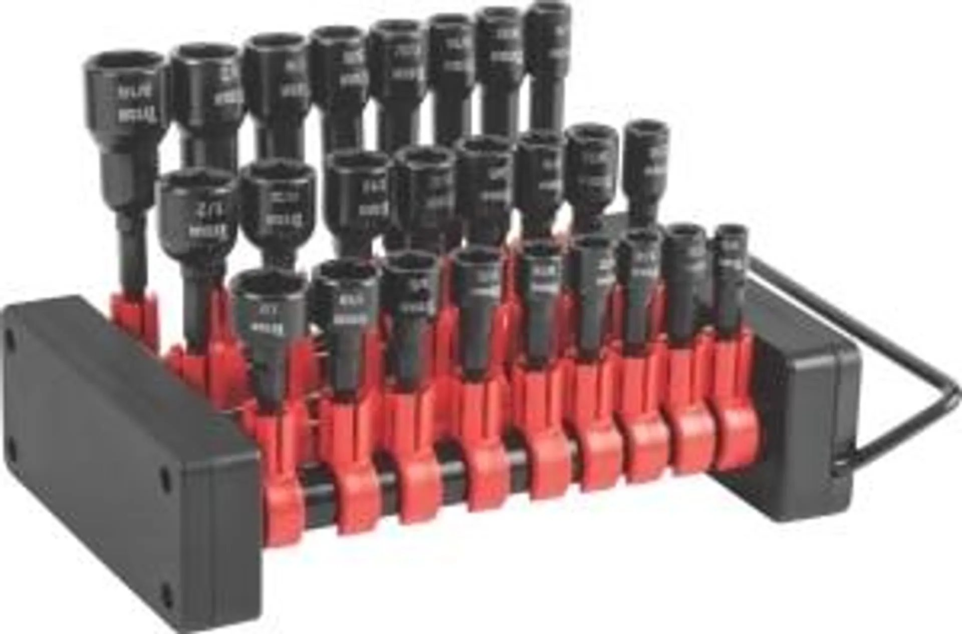 25 pc 1/4 in. dr SAE Magnetic Nut Driver Set