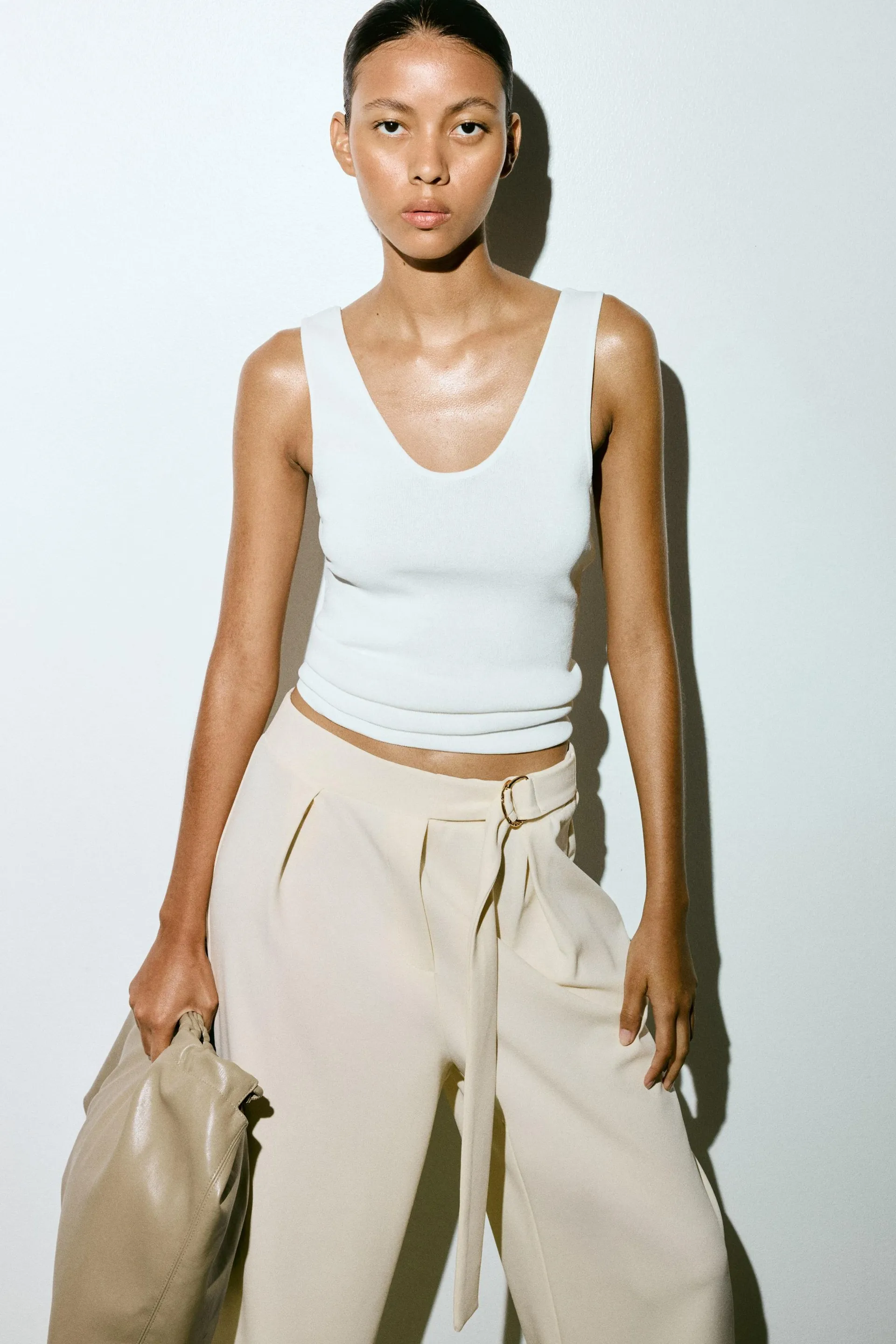 Pantalon avec ceinture