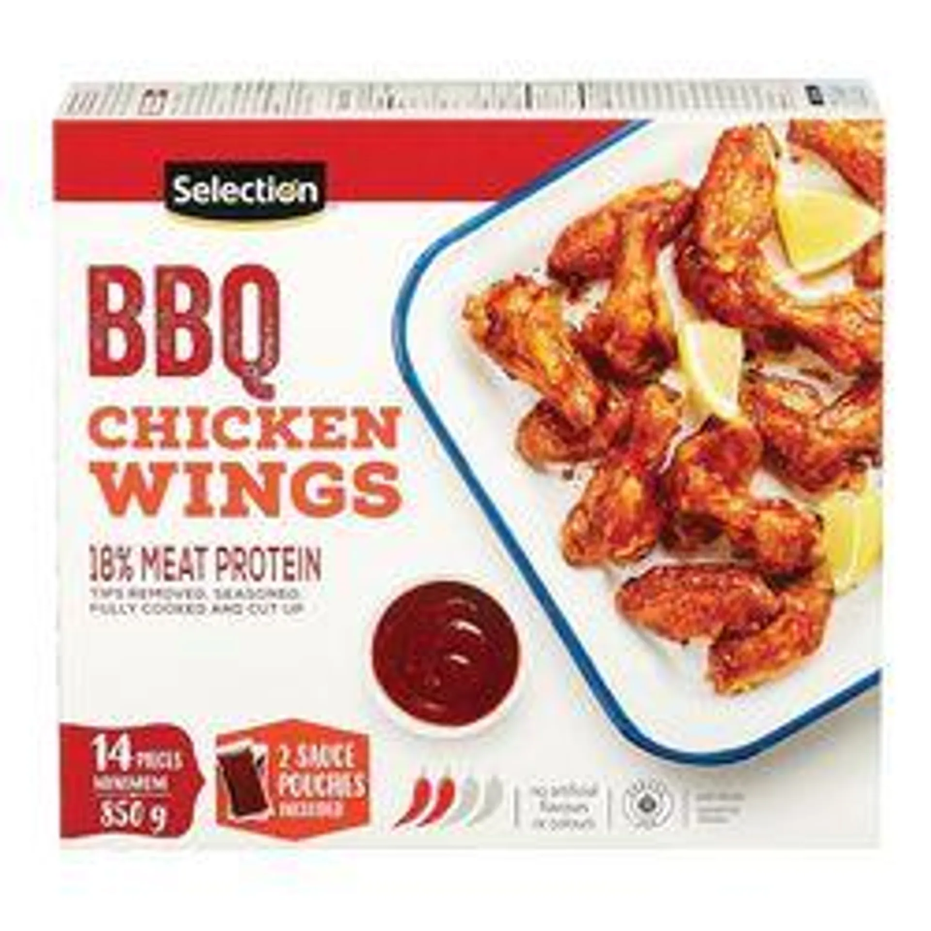 Frozen BBQ Chicken Wings