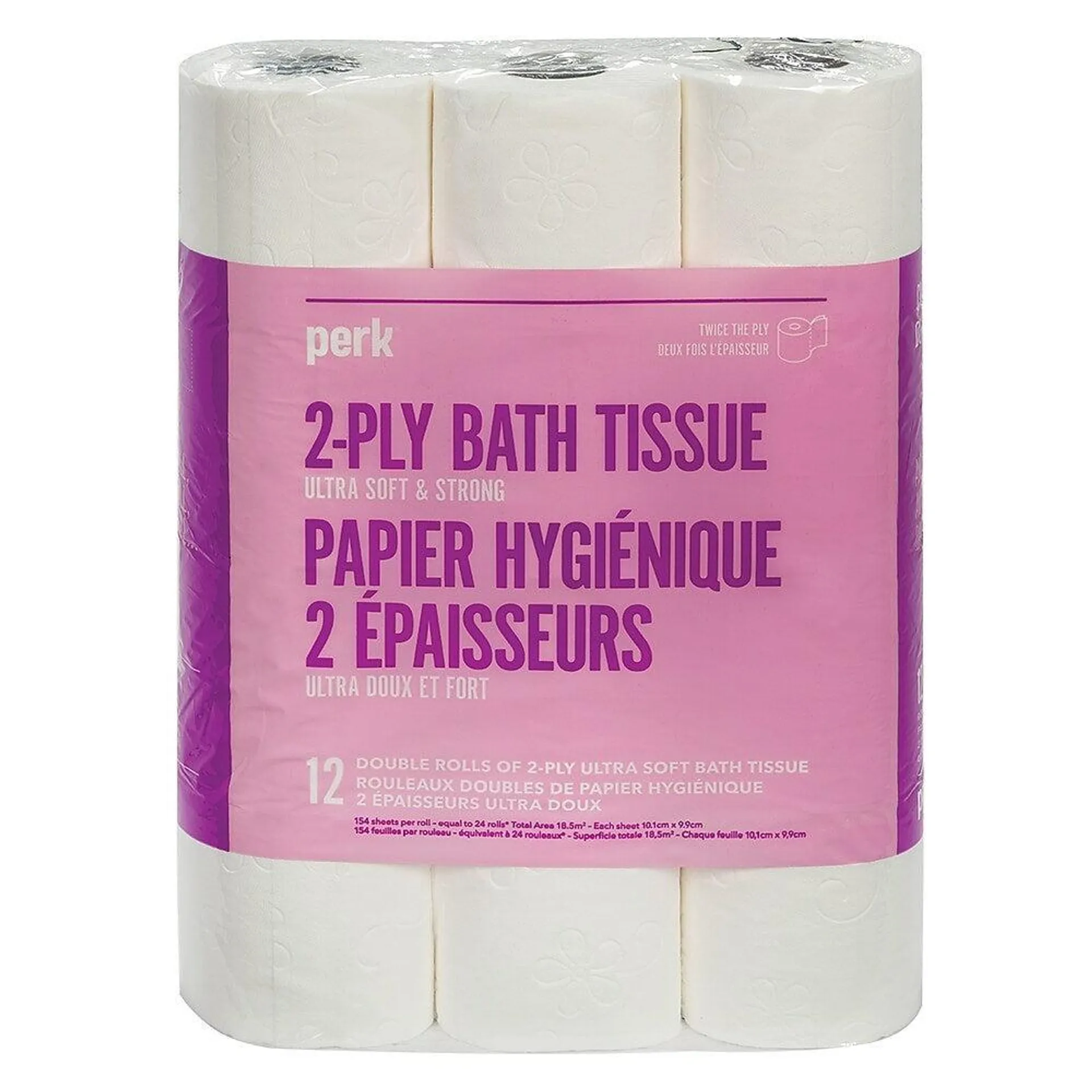 Papier hygiénique Perk, paquet de 12