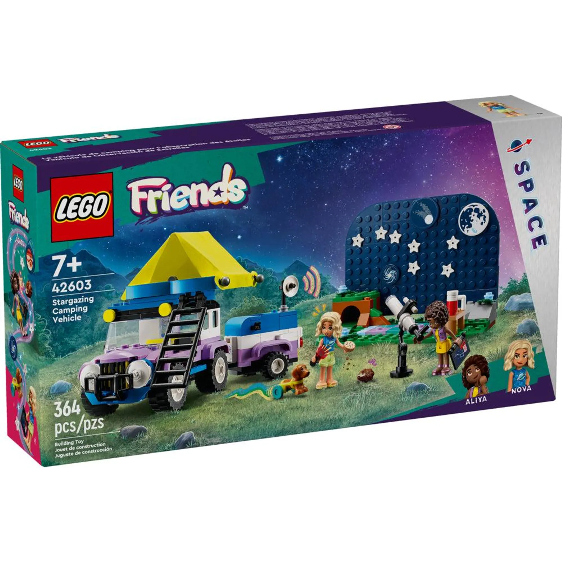 LEGO - Friends - Véhicule de camping observant les étoiles - 364 Pièces