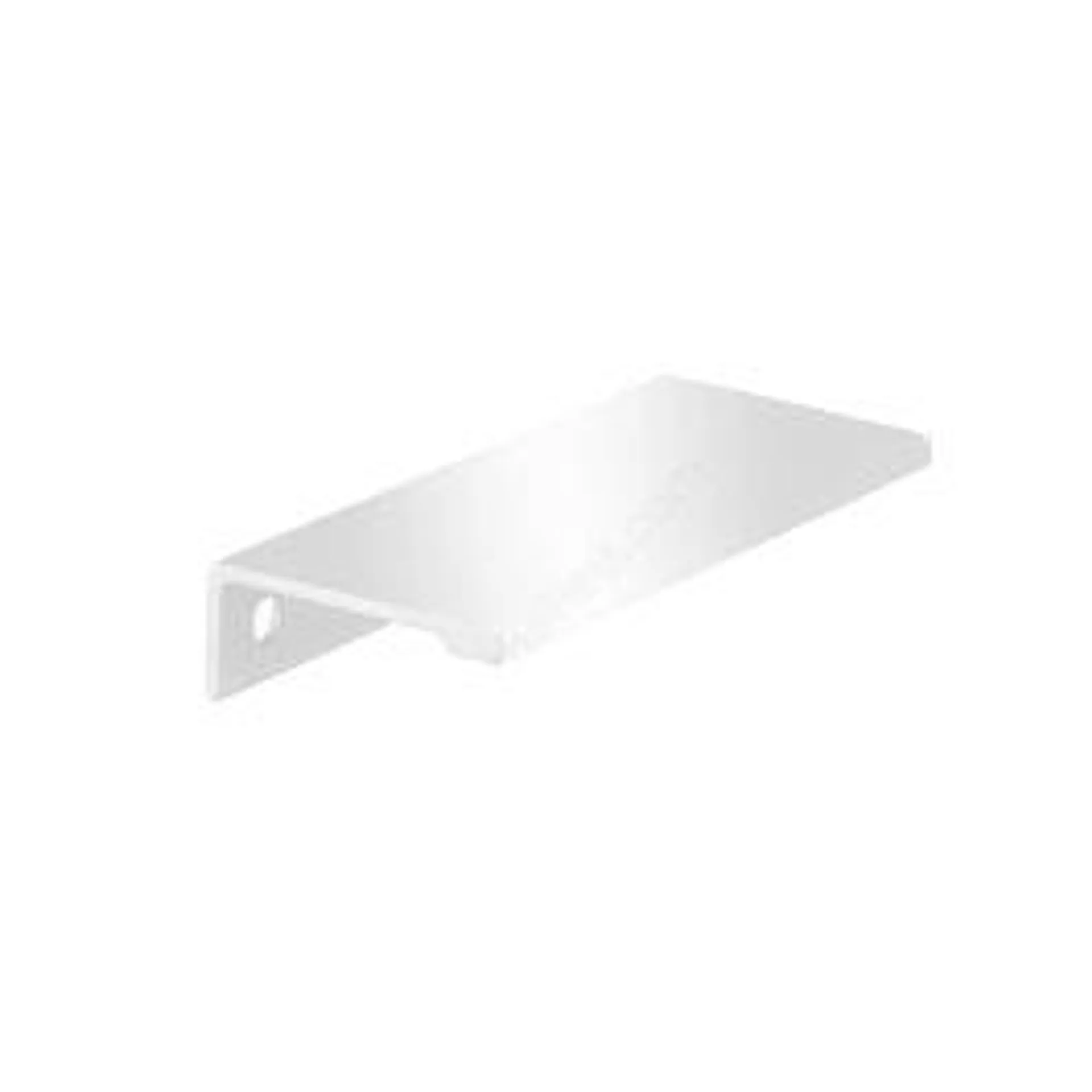 Poignée moderne pour rebord richelieu #9898 blanc 80mm - Richelieu