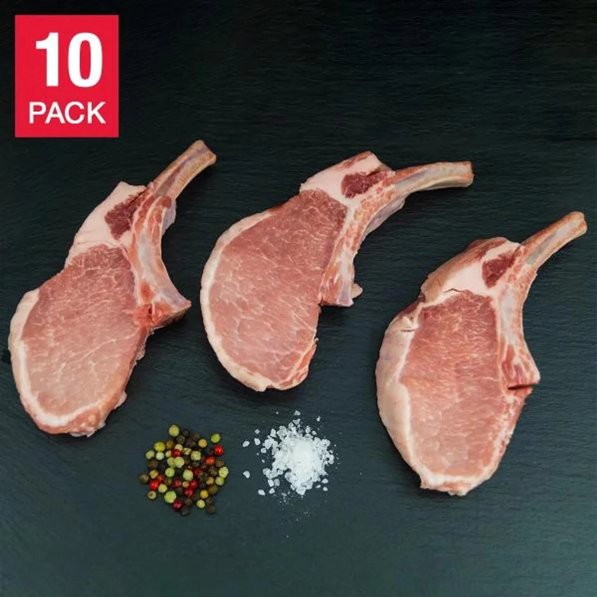 Northfork Meats - Wild Boar Rib Steak 200 g (7.1 oz) x 10 steaks