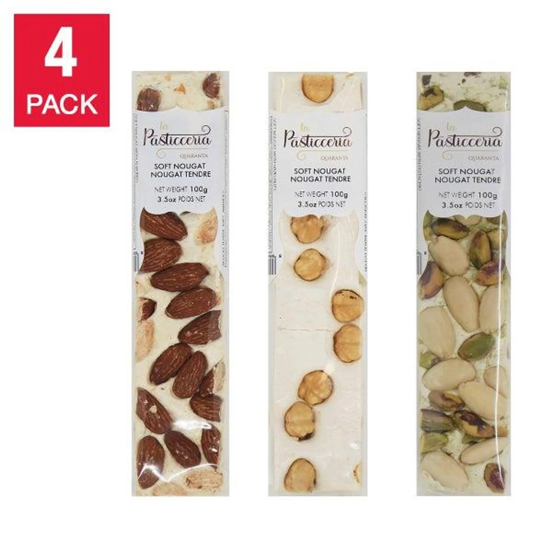 La Pasticceria Quaranta, Soft Nougat Bars, 12 × 100 g