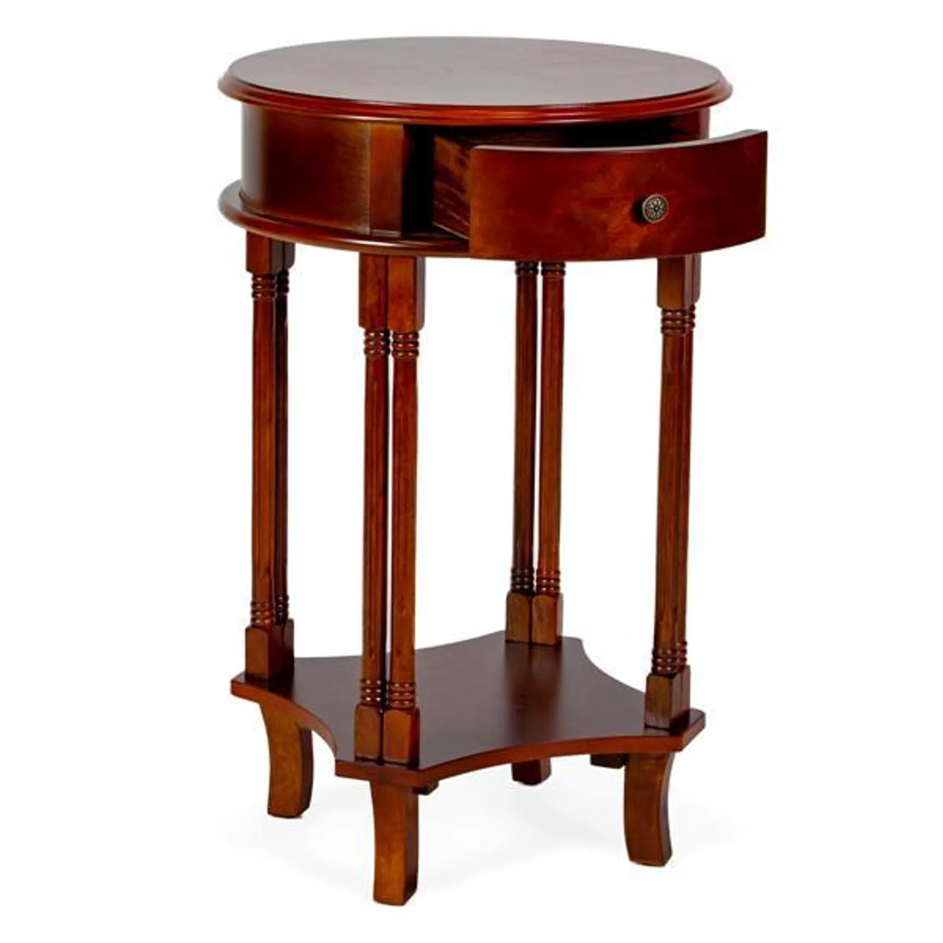 Table d'appoint ronde, Cerisier, 18 po