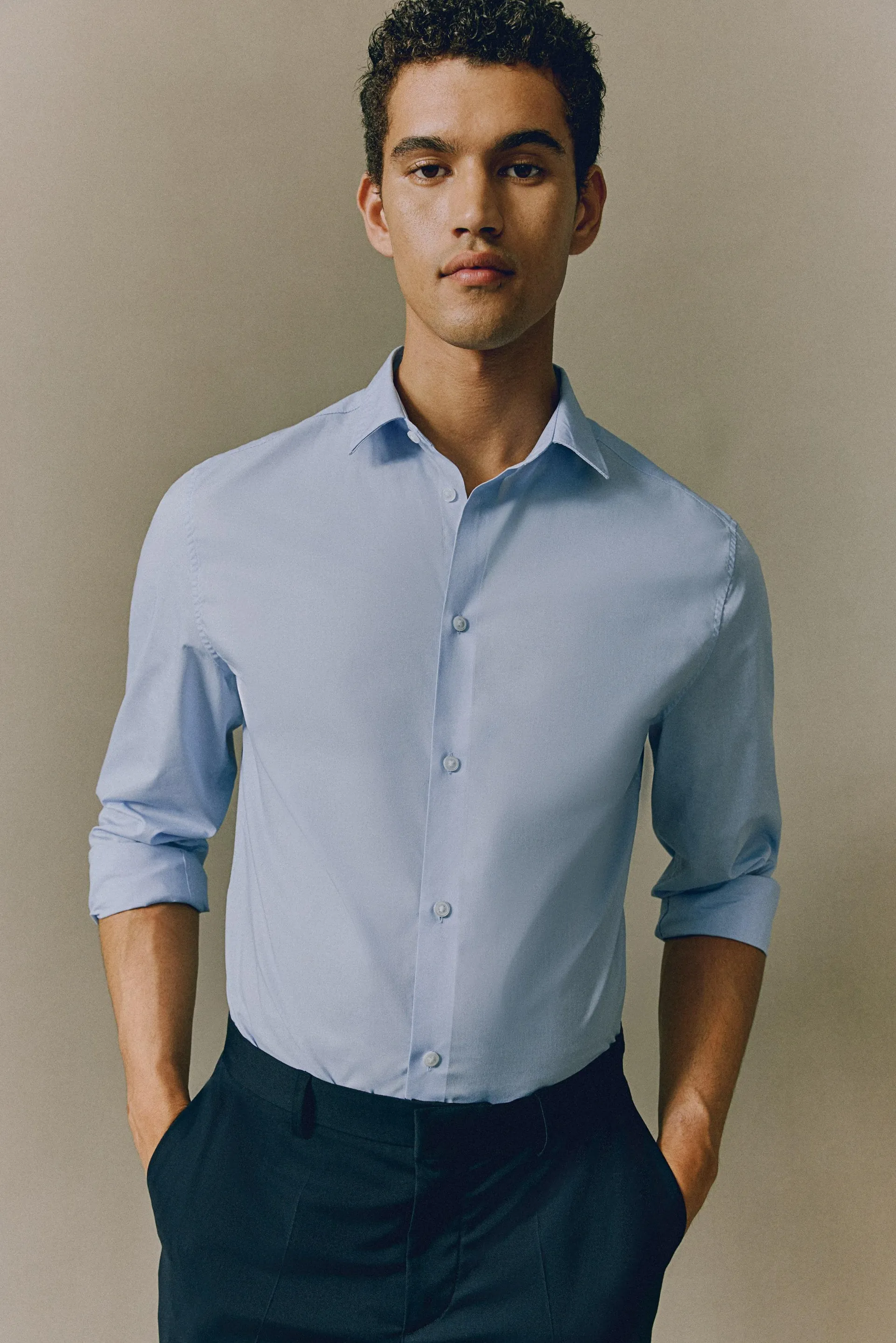 Chemise Coupe Amincie repassage facile