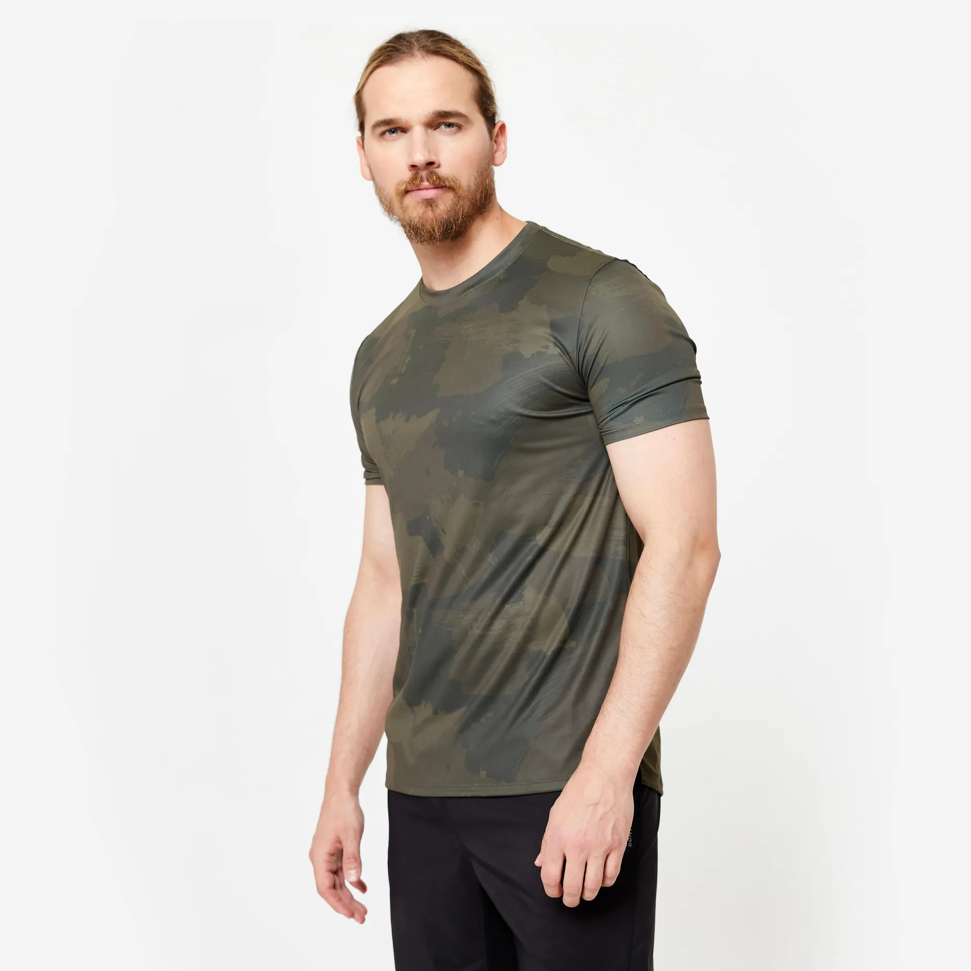 T-shirt à manches courtes respirant col rond homme