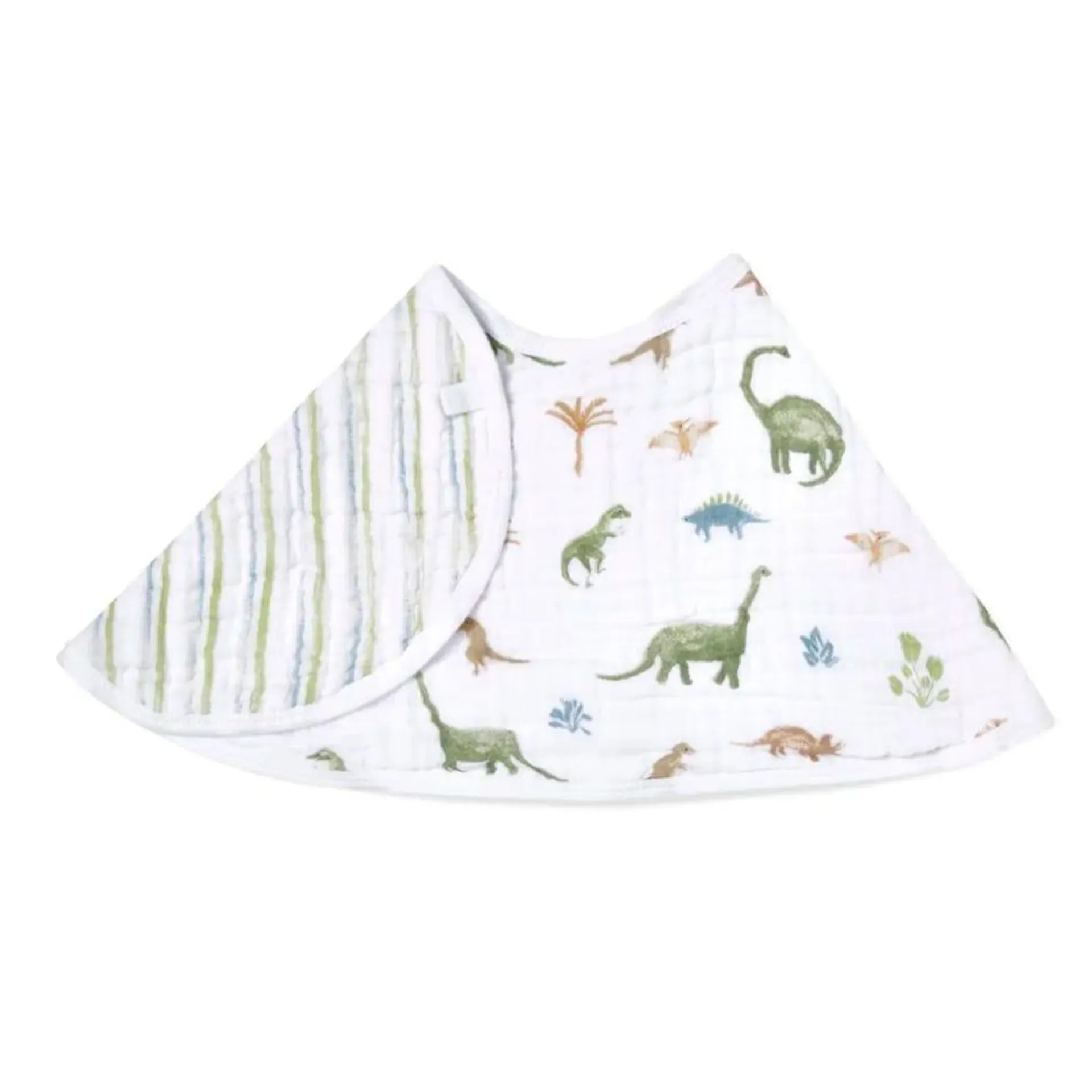 Bavoir Burpy en mousseline de coton Essentials - Dinosaures