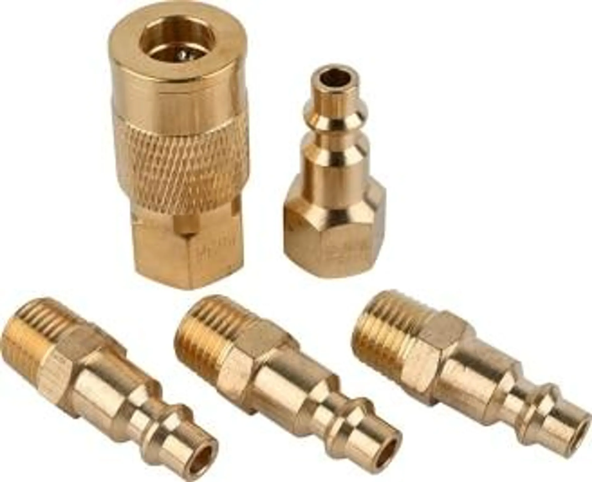 POWERFIST 5 pc 1/4 in. M-Style Quick Coupler/Plug Set