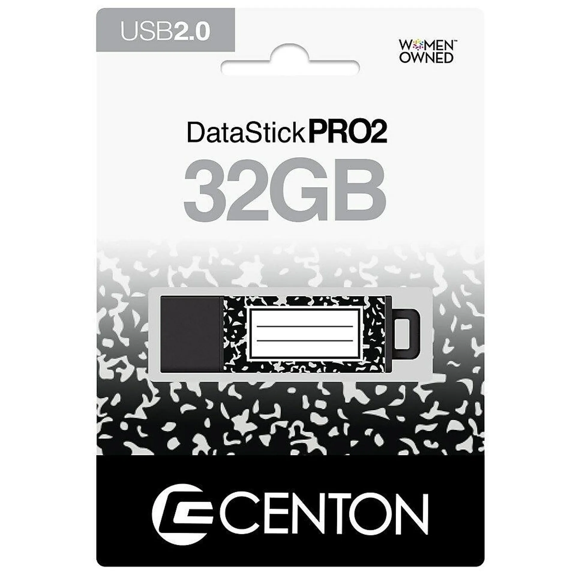 Centon Clé USB 2.0 Datastick Pro2 32Go - Cahier de compostition scolaire