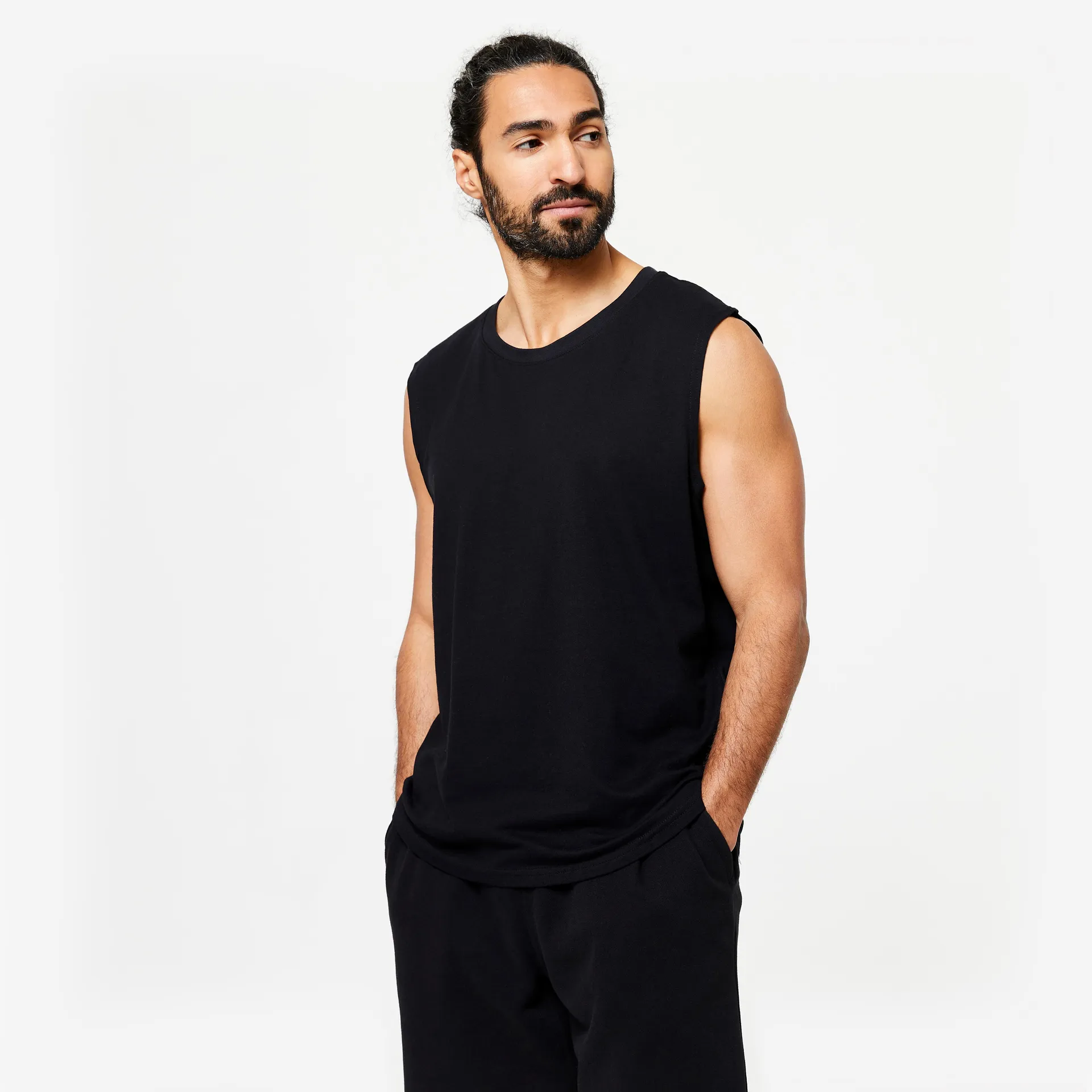 Camisole de sport homme – 500 noir