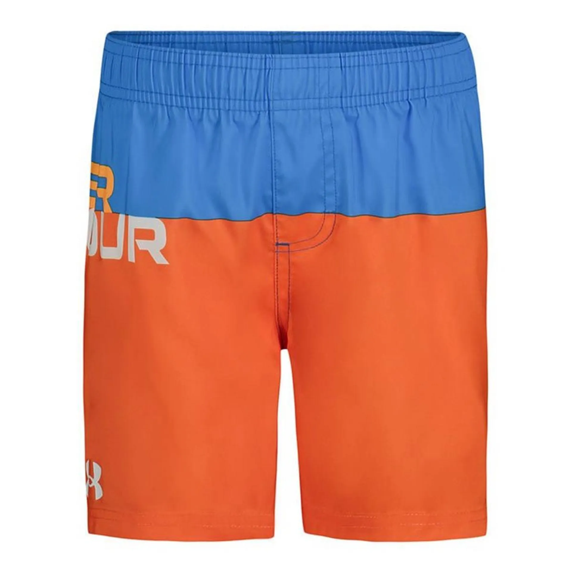 Junior Boys' [8-16] Logo Colourblock Volley Swim Trunk