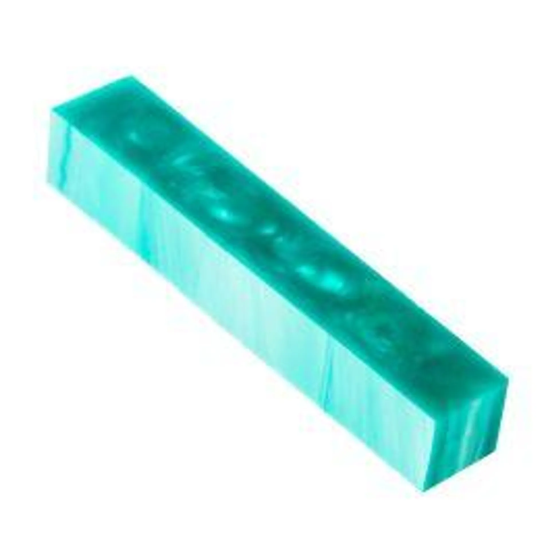 Bloc de crayon Kirinite turquoise pearl 3/4’’ x 3/4’’ x 5’’