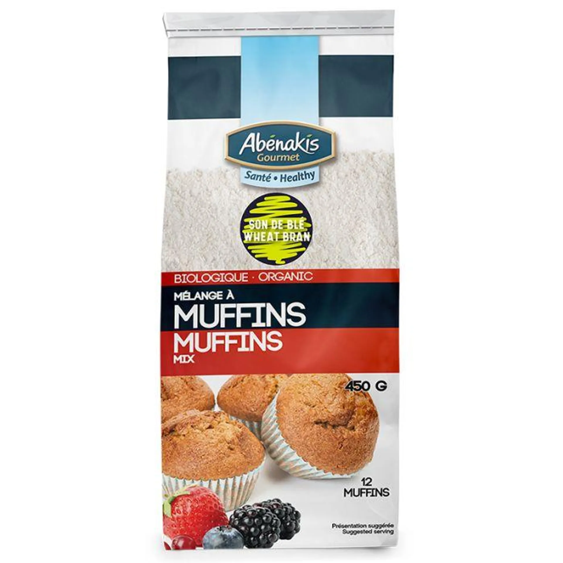 Mélange à muffins biologique au son de blé | 450 g