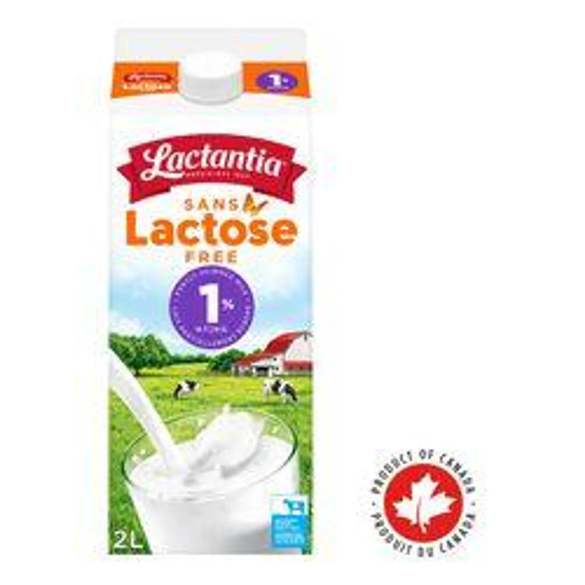 1% Lactose-Free Partly Skimmed Milk