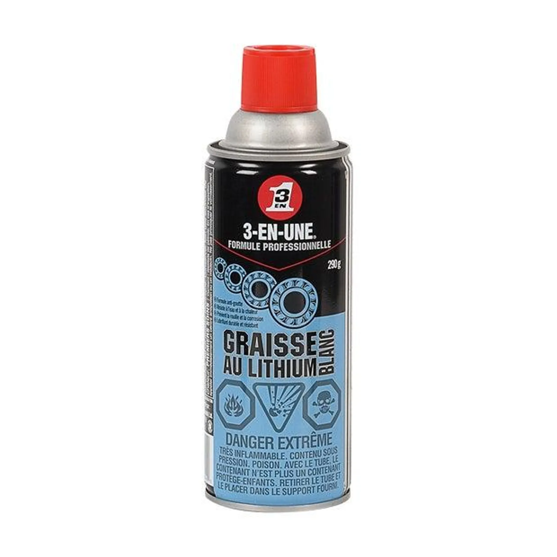 Graisse au lithium 3-en-1, 290 g