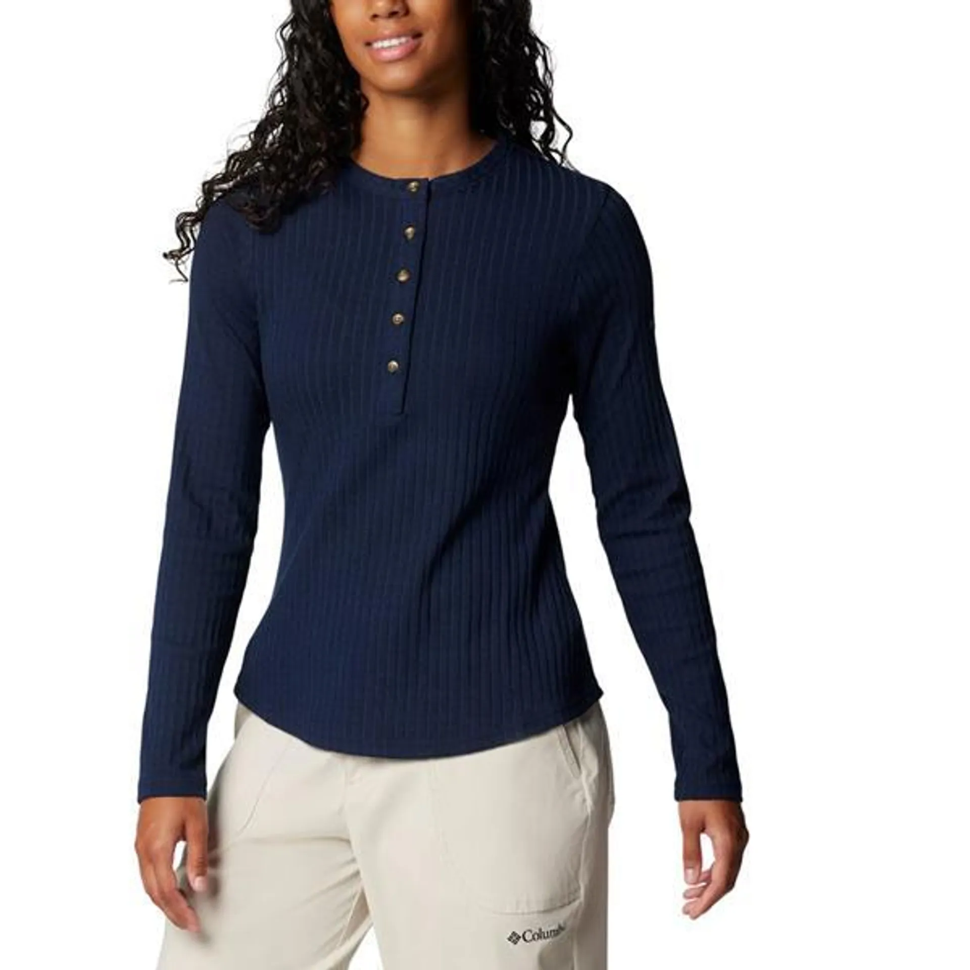 Chandail à manches longues Brea Falls Henley pour femme