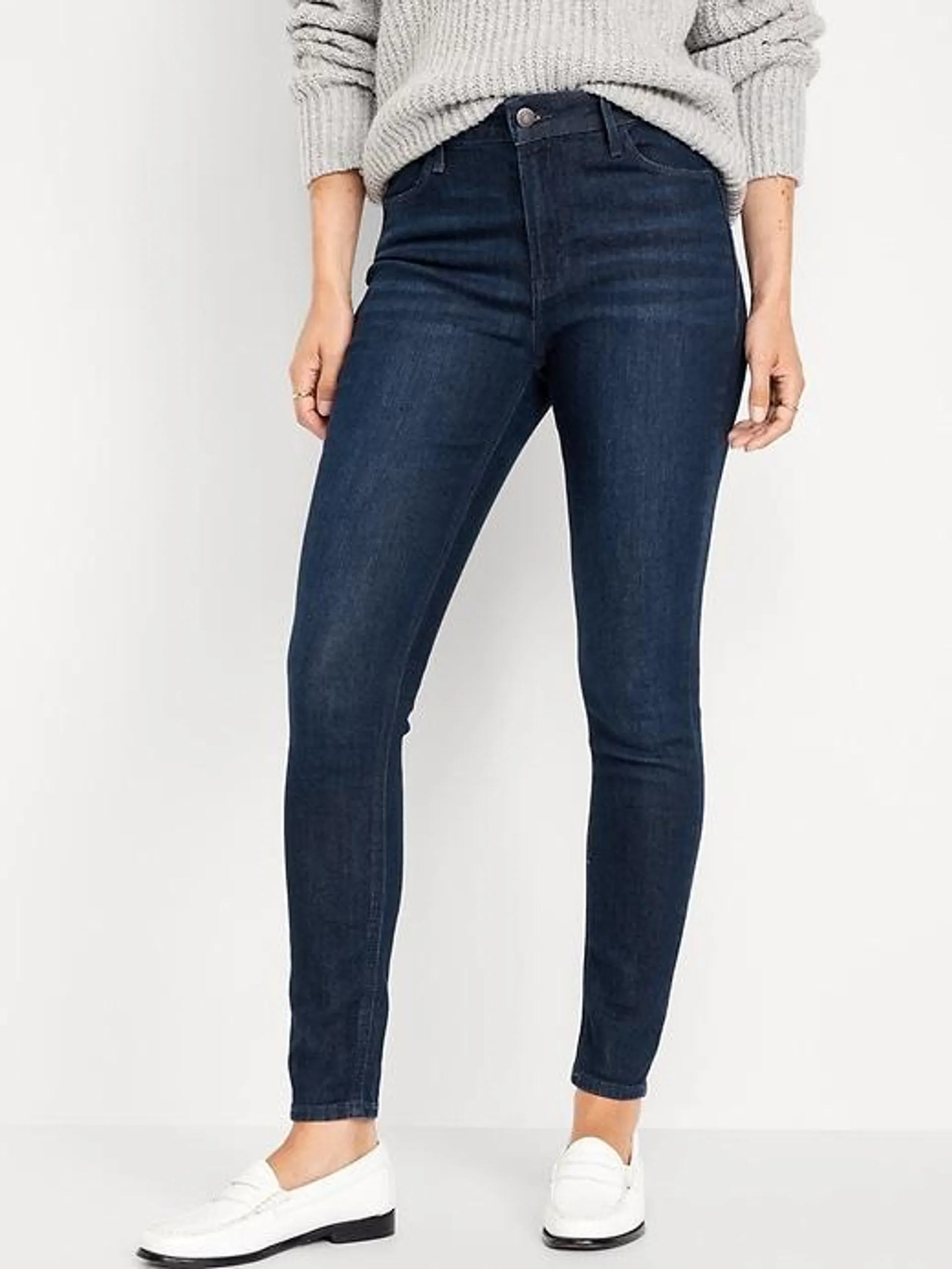 High-Waisted Wow Super-Skinny Jeans