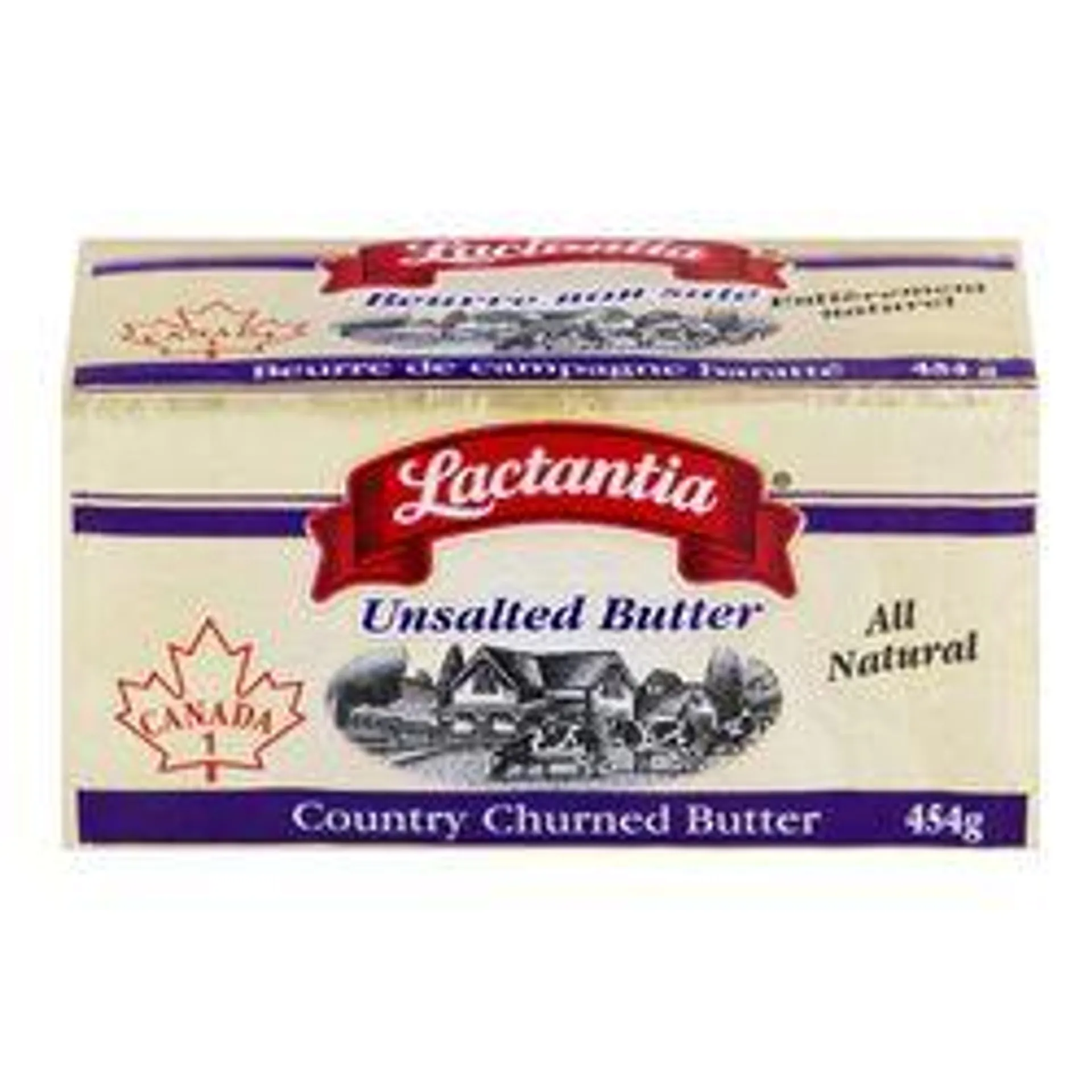 Lactantia Natural Unsalted Butter 454 g