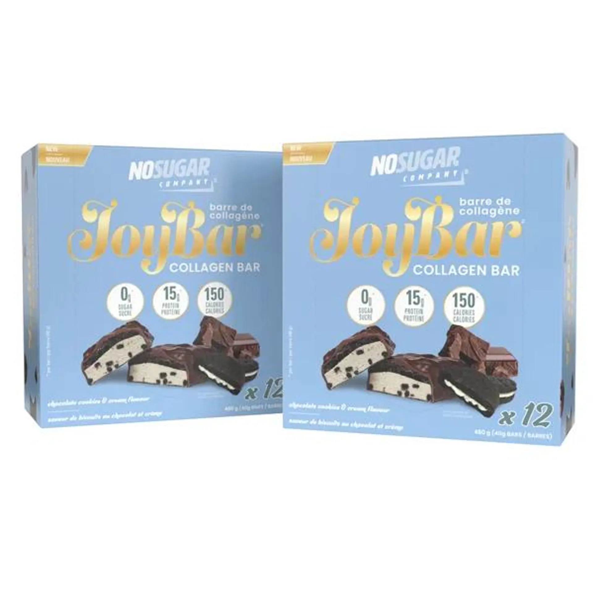 No Sugar Joybar, Collagen Bars, 24 × 40 g