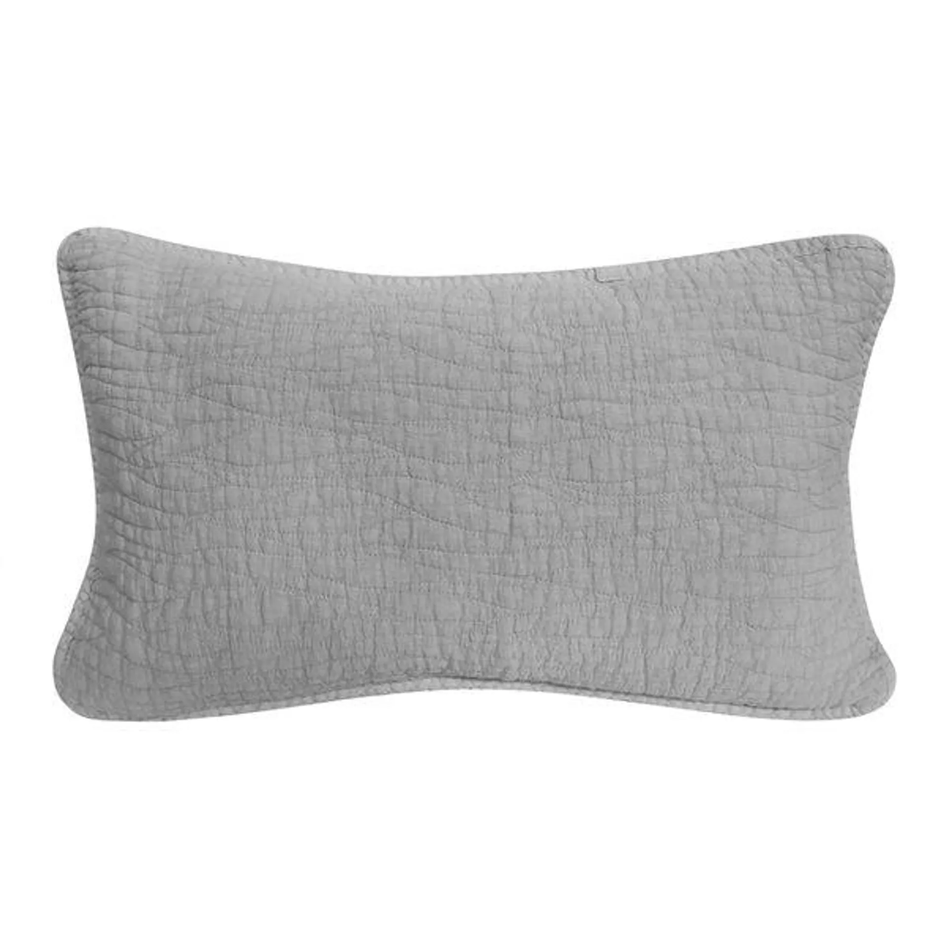 Coussin décoratif rectangulaire de 12 po x 20 po Carson par Gouchee Home, gris