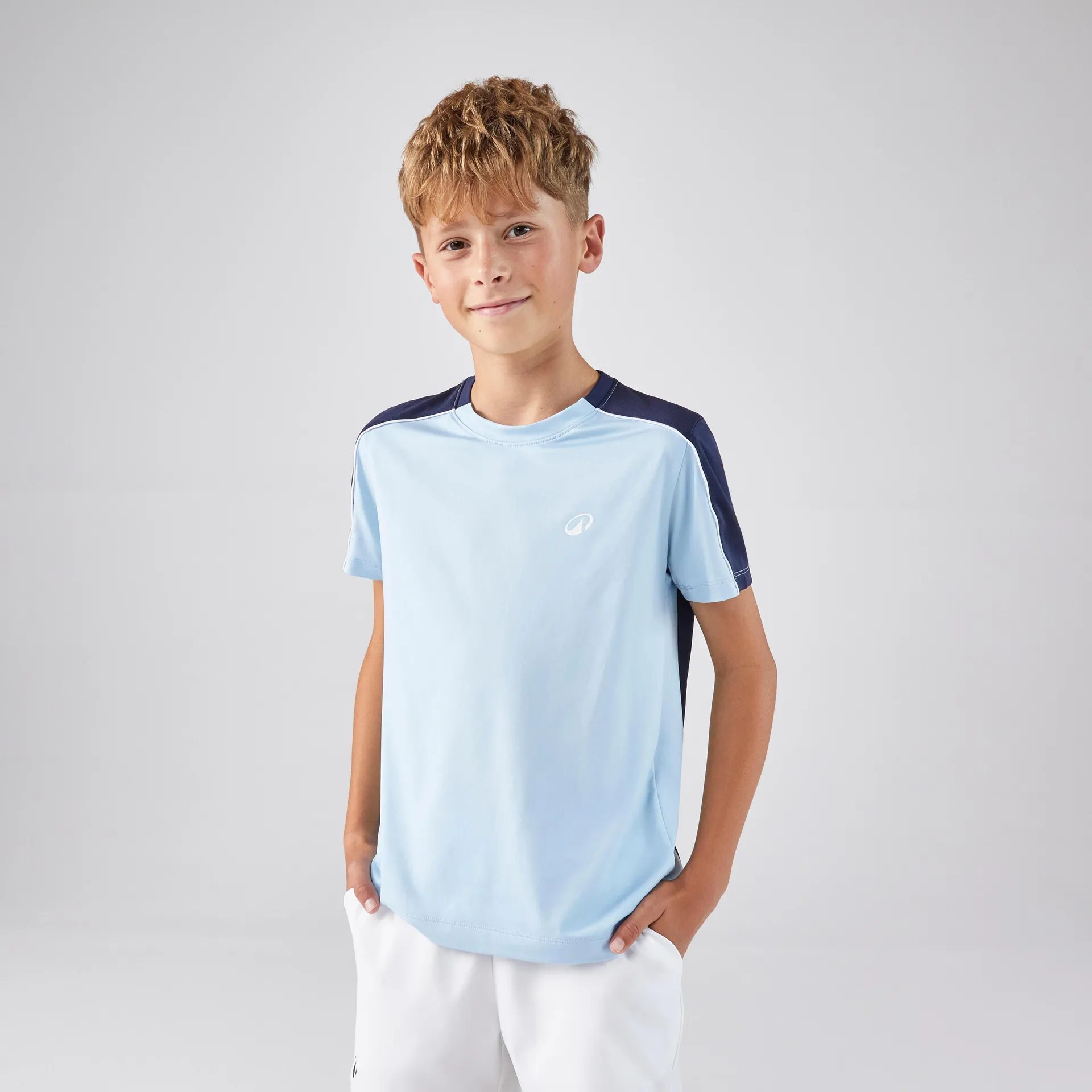 T-shirt de tennis à col rond enfant – Dry