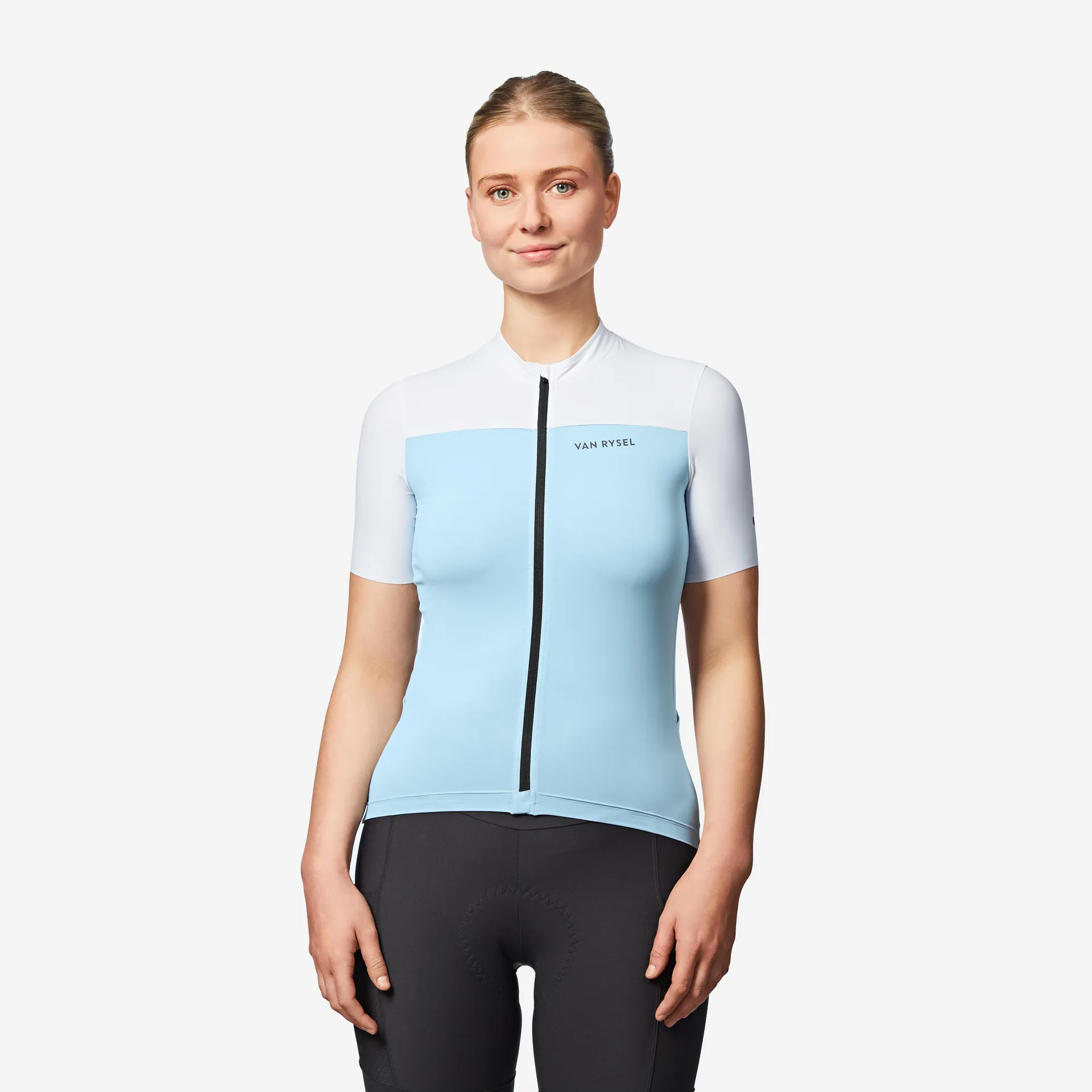 Maillot de vélo de route à manches courtes ajusté femme – EDR 2