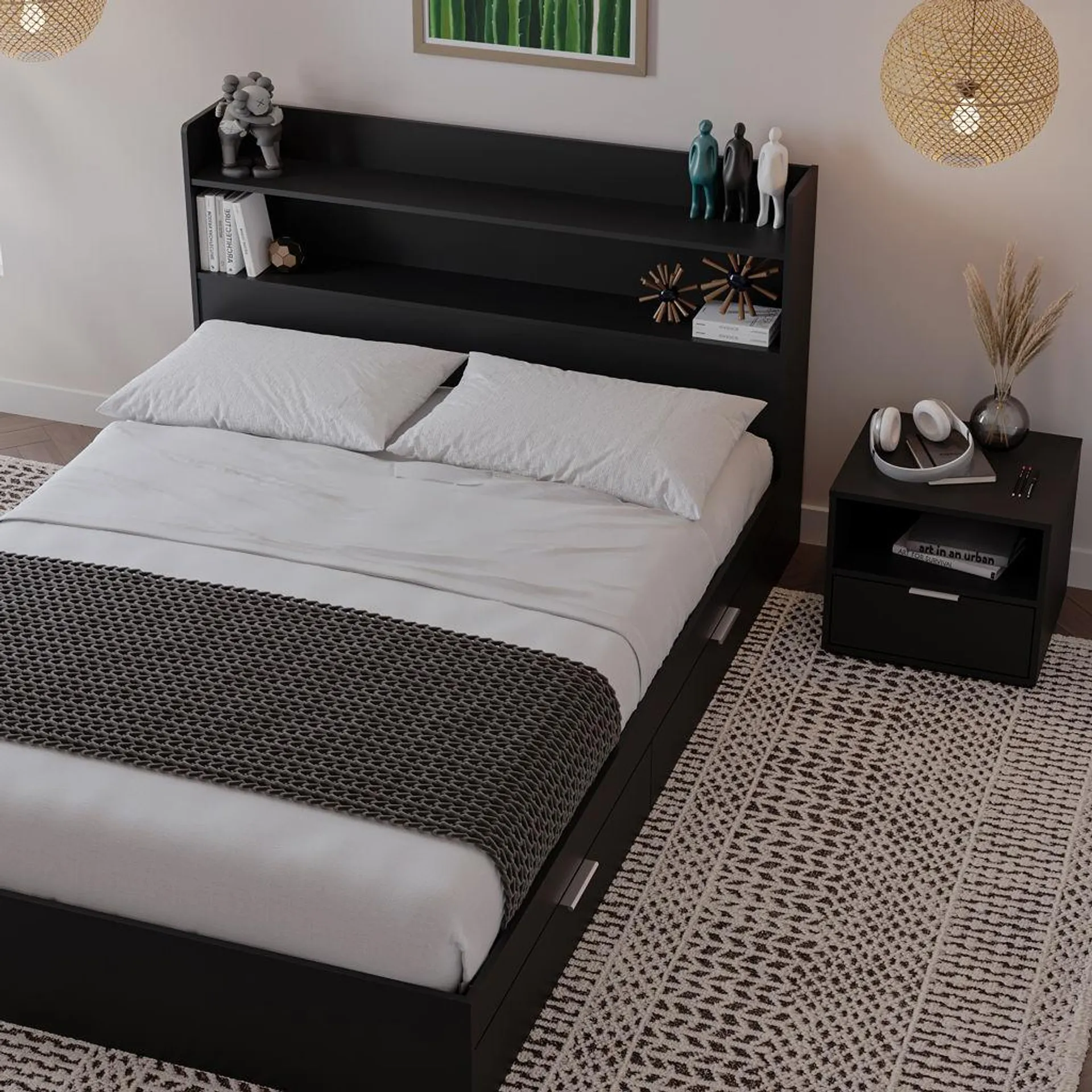 Mobilier de chambre à coucher Hunter - Grand