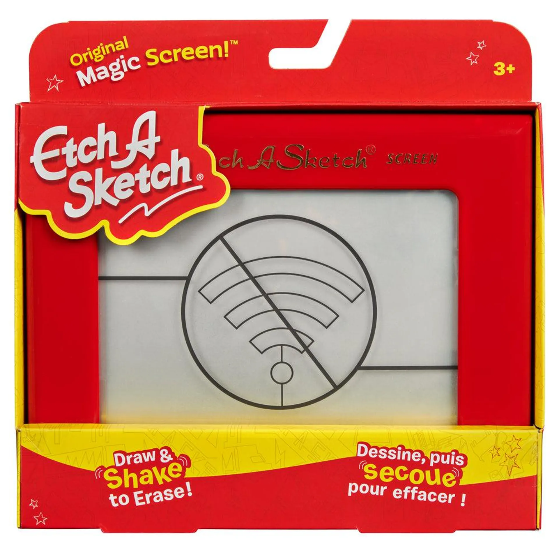 Etch A Sketch - Classic jouet de dessin avec écran magique - Rouge