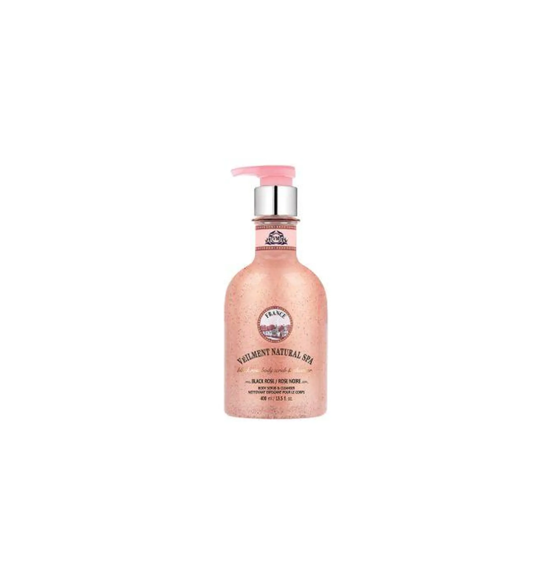 Nettoyant exfoliant pour le corps Rose noire Véilment Natural Spa