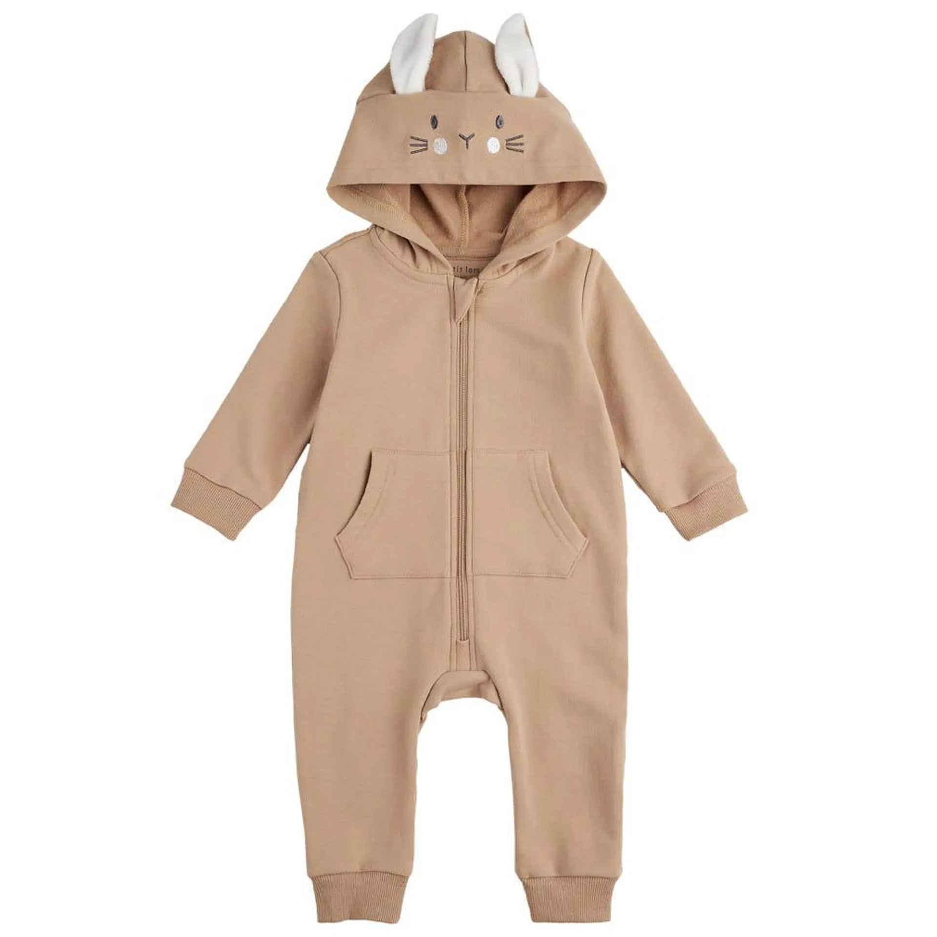 Hooded Bunny Playsuit 6-24m