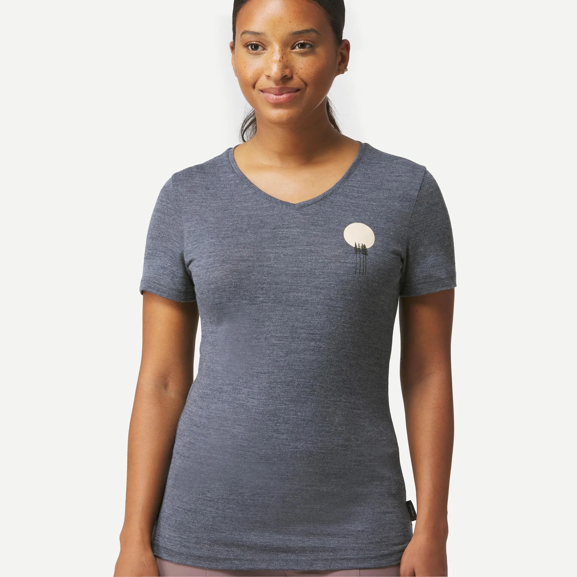 T-shirt en laine mérinos femme – Travel 500